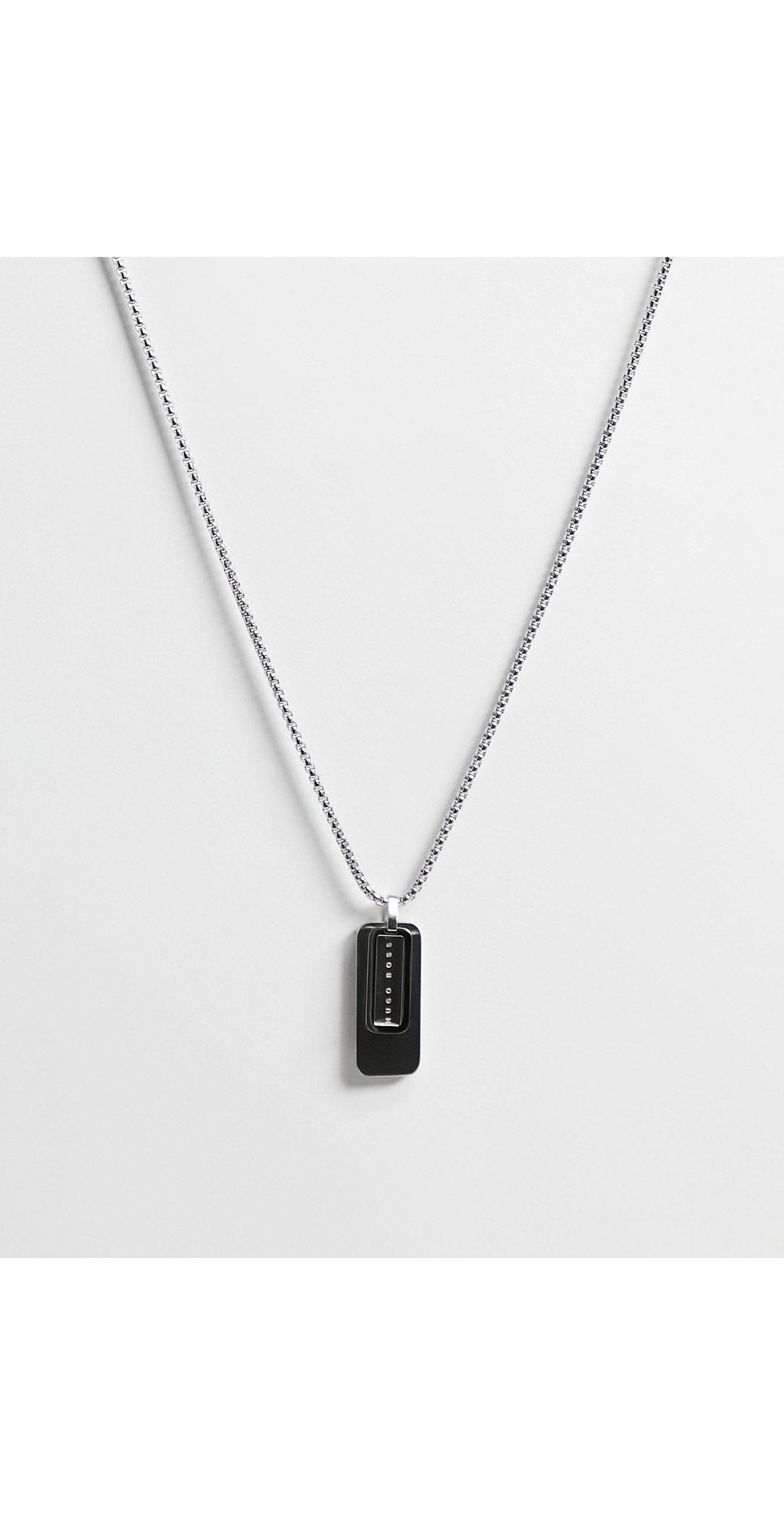 Boss Mattini Stainless Steel Gents Necklace | Edmonds