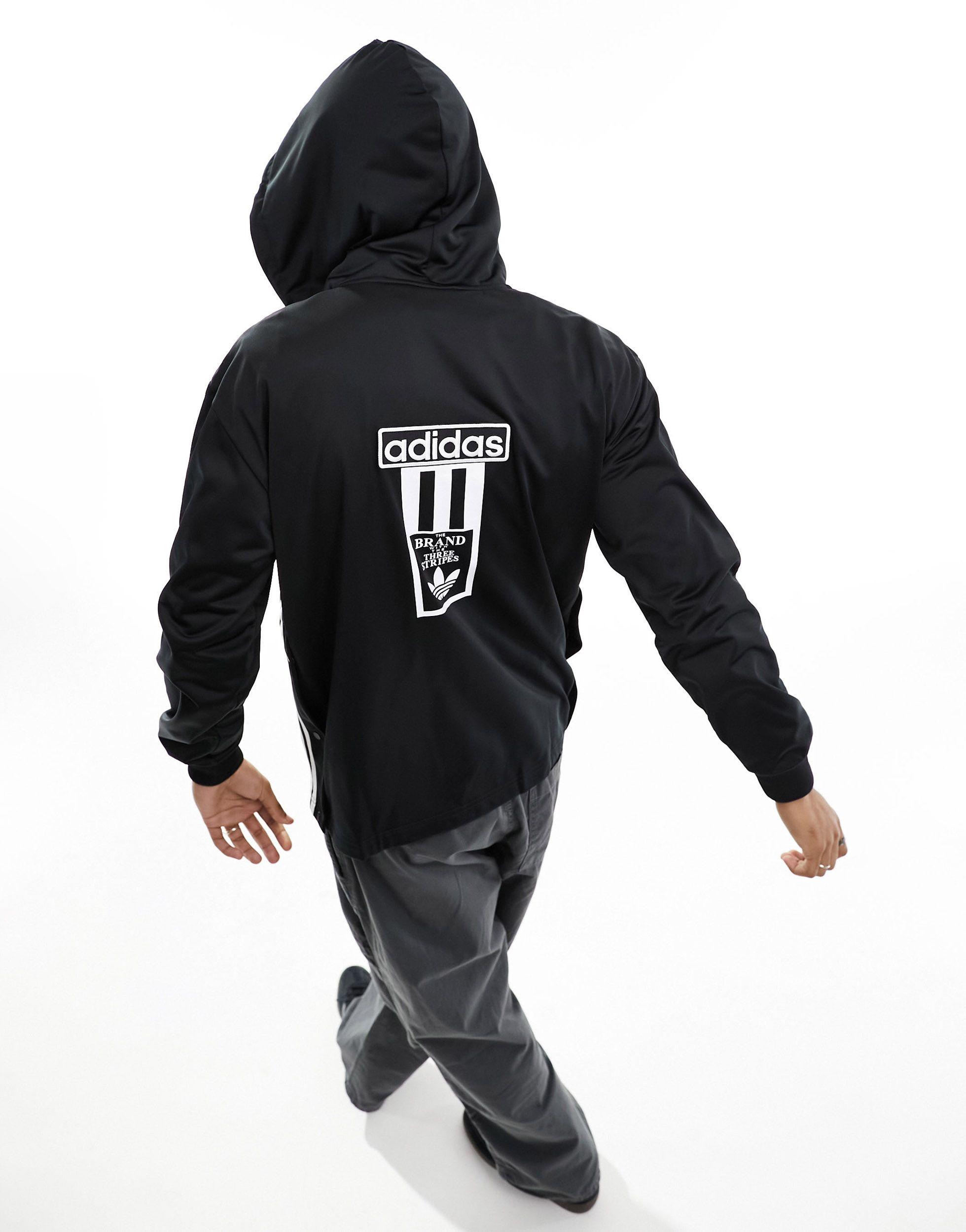 Adibreak - sweat à capuche avec logo et fermeture éclair adidas Originals  pour homme en coloris Noir | Lyst