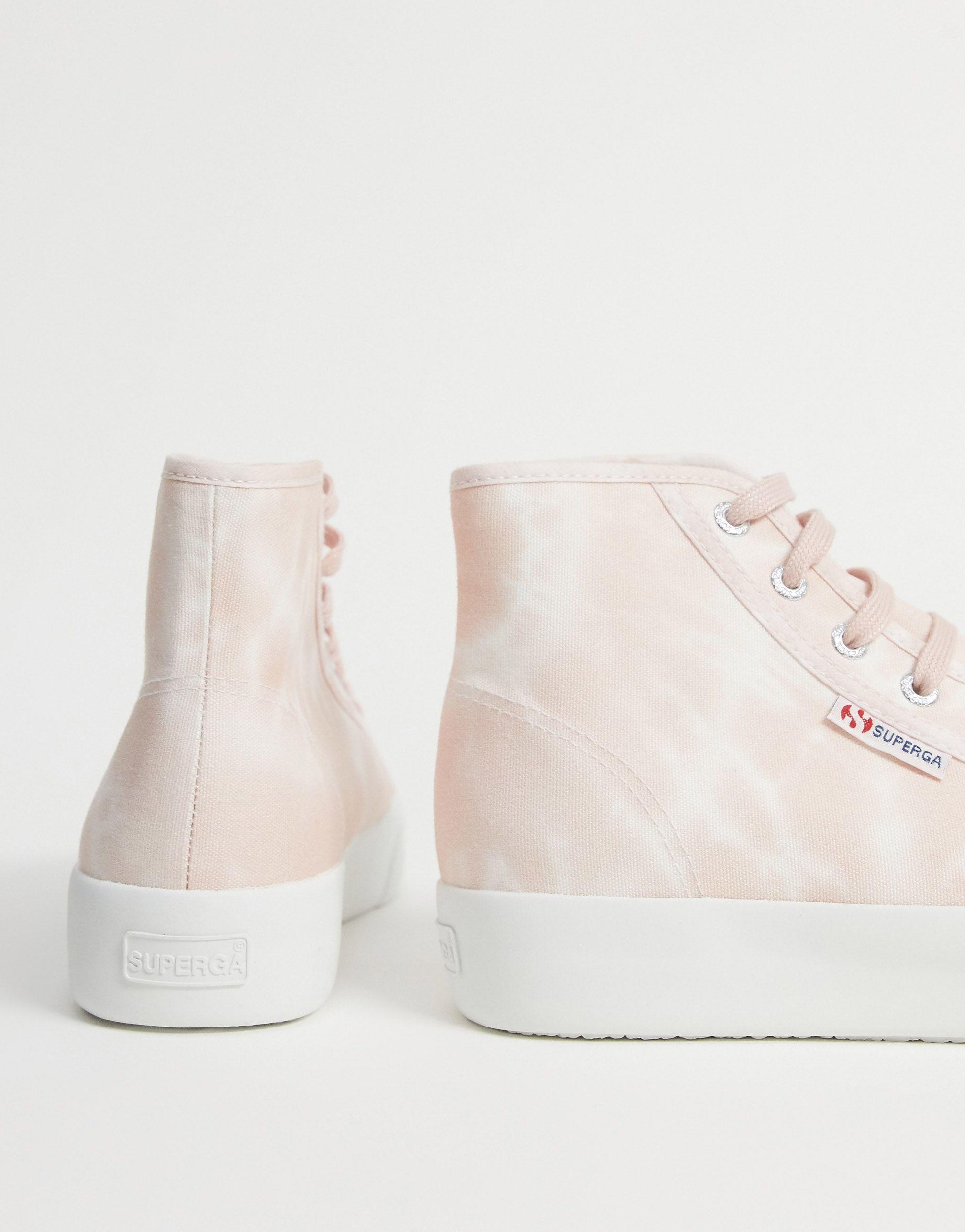 superga rosa satin