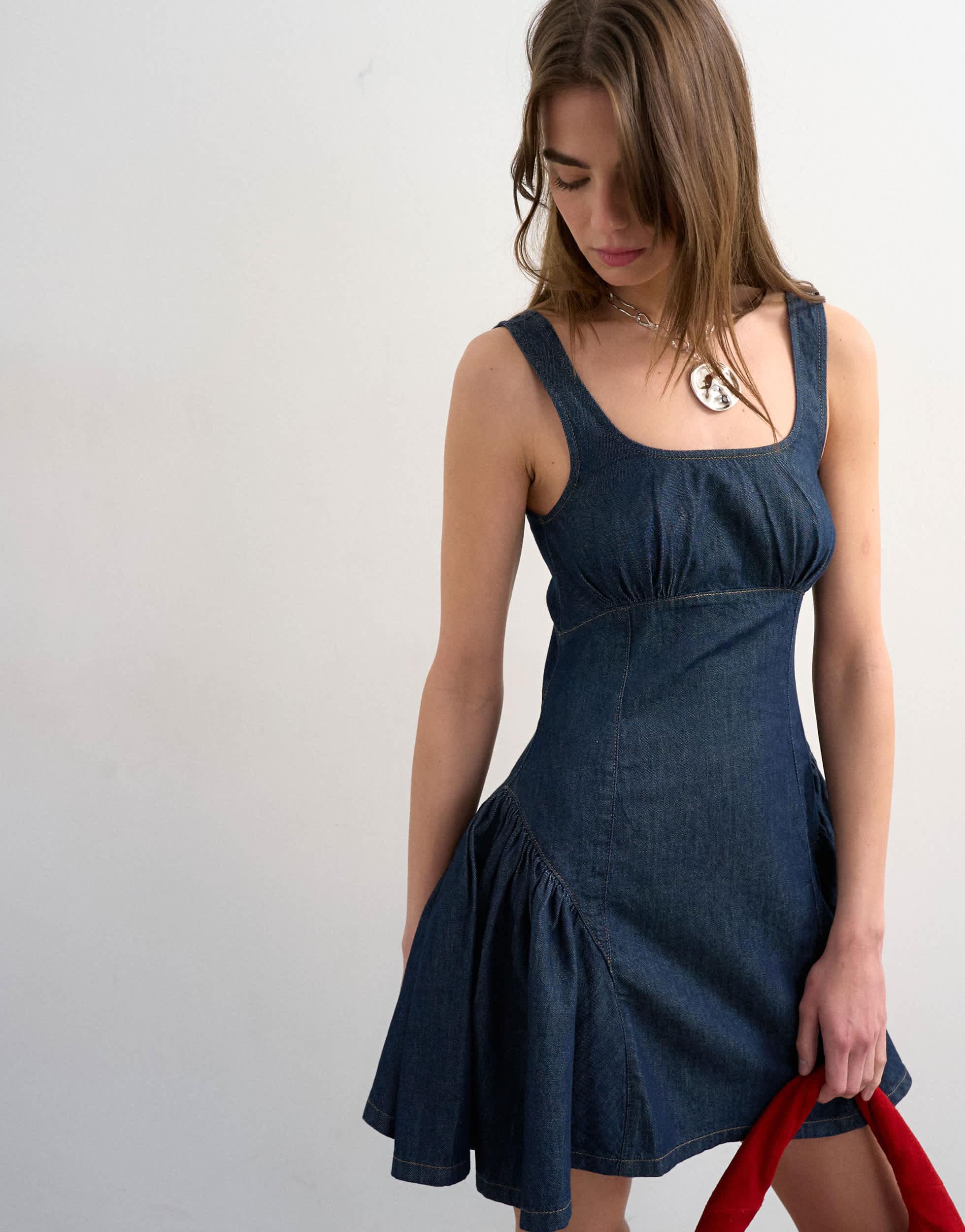 TOPSHOP Denim Dresses for Women | Lyst TOPSHOP Denim Dresses for Women | Lyst