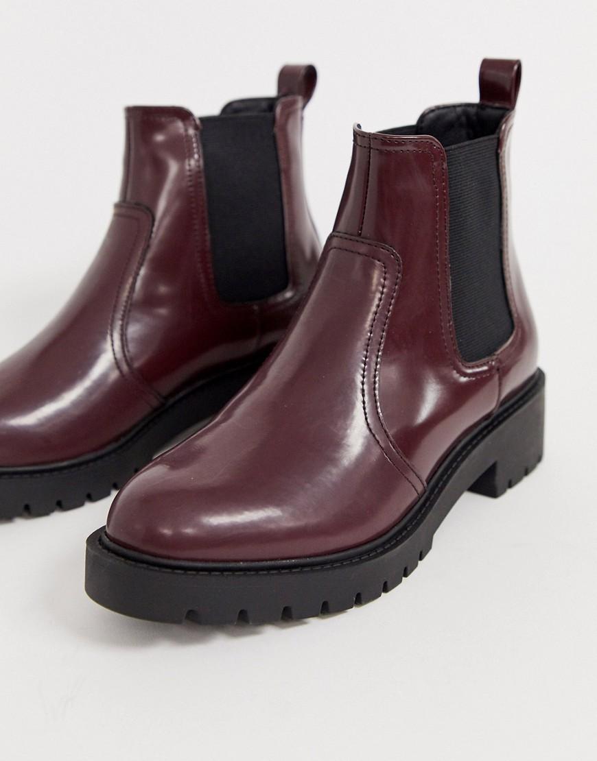 new look chunky flat chelsea boot