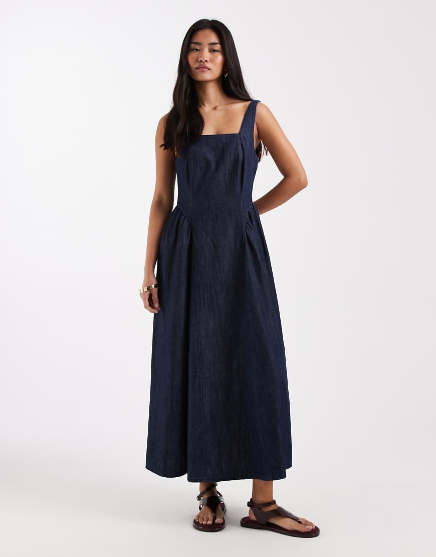 casual long dress Casual Boho T-Shirt Maxi Dress  V-Neck Side Slit Summer Dress in Green | Women's Boho Fashion | XXL