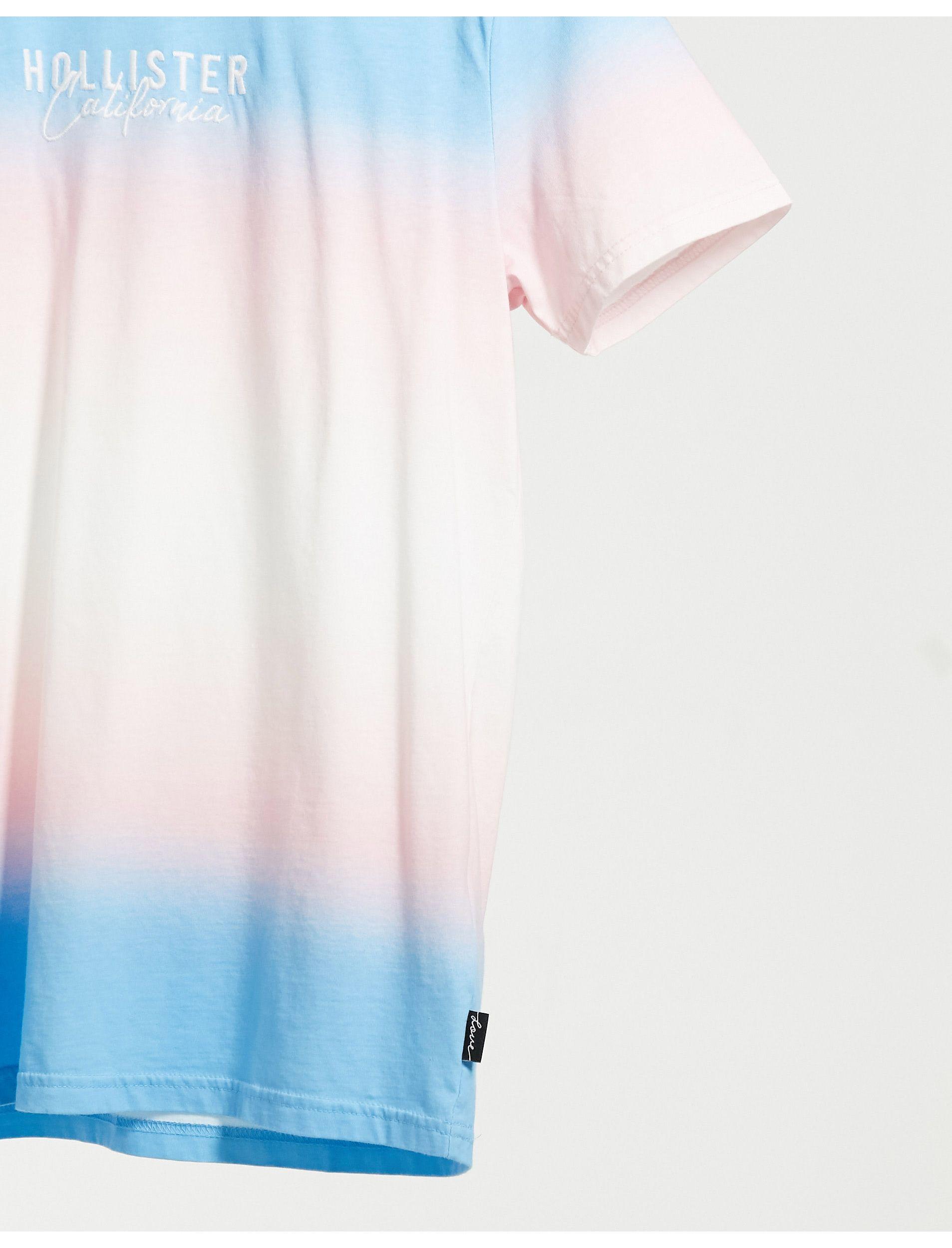 Hollister Pride Logo Ombre T-shirt in 