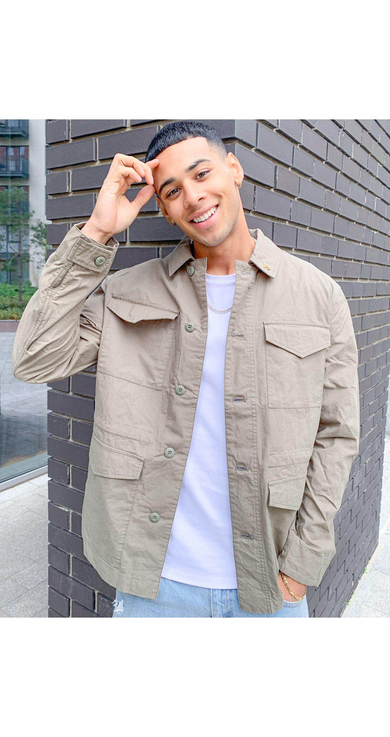 farah jacket green