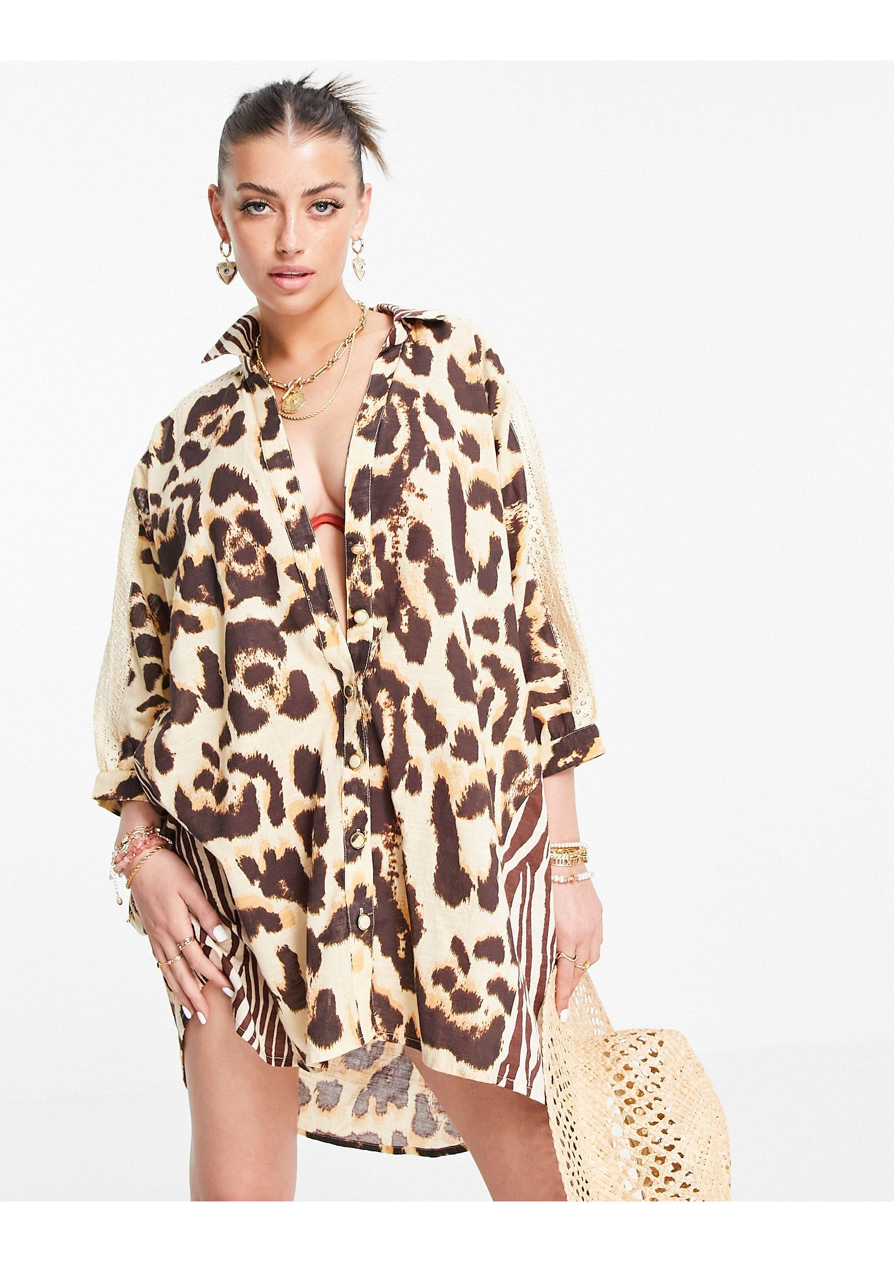 River Island Synthetic Animal Print 