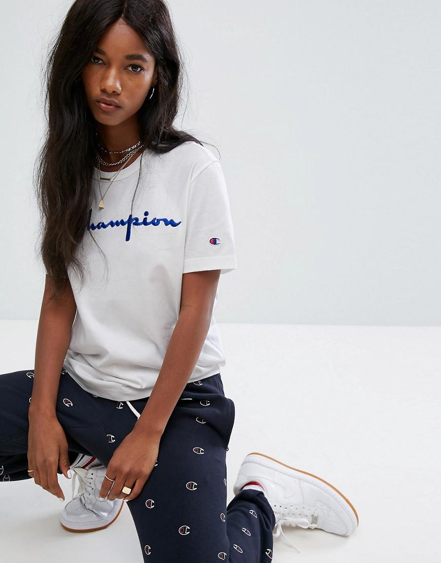Champion Cotton Oversized T-shirt With 