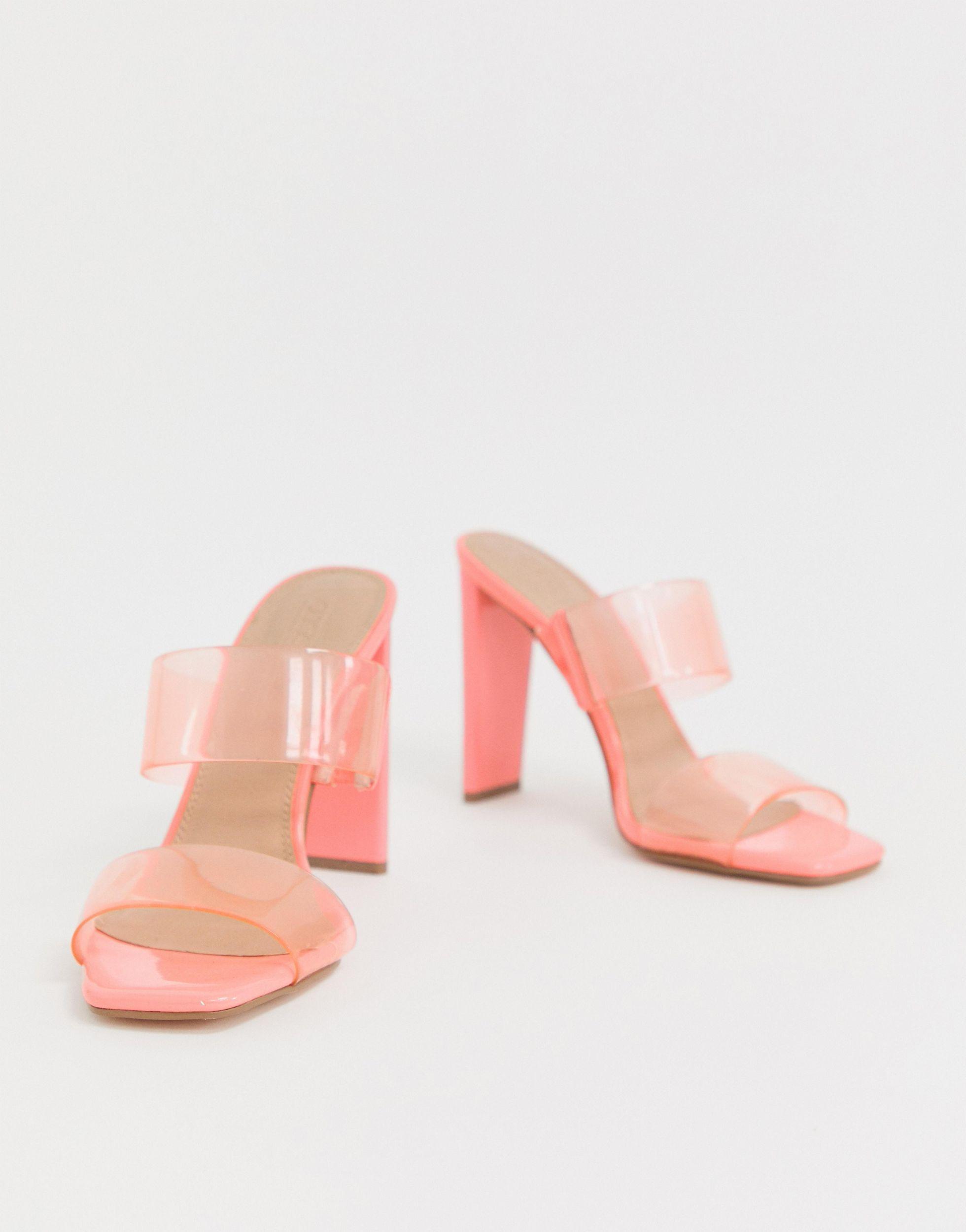 transparente high heels asos
