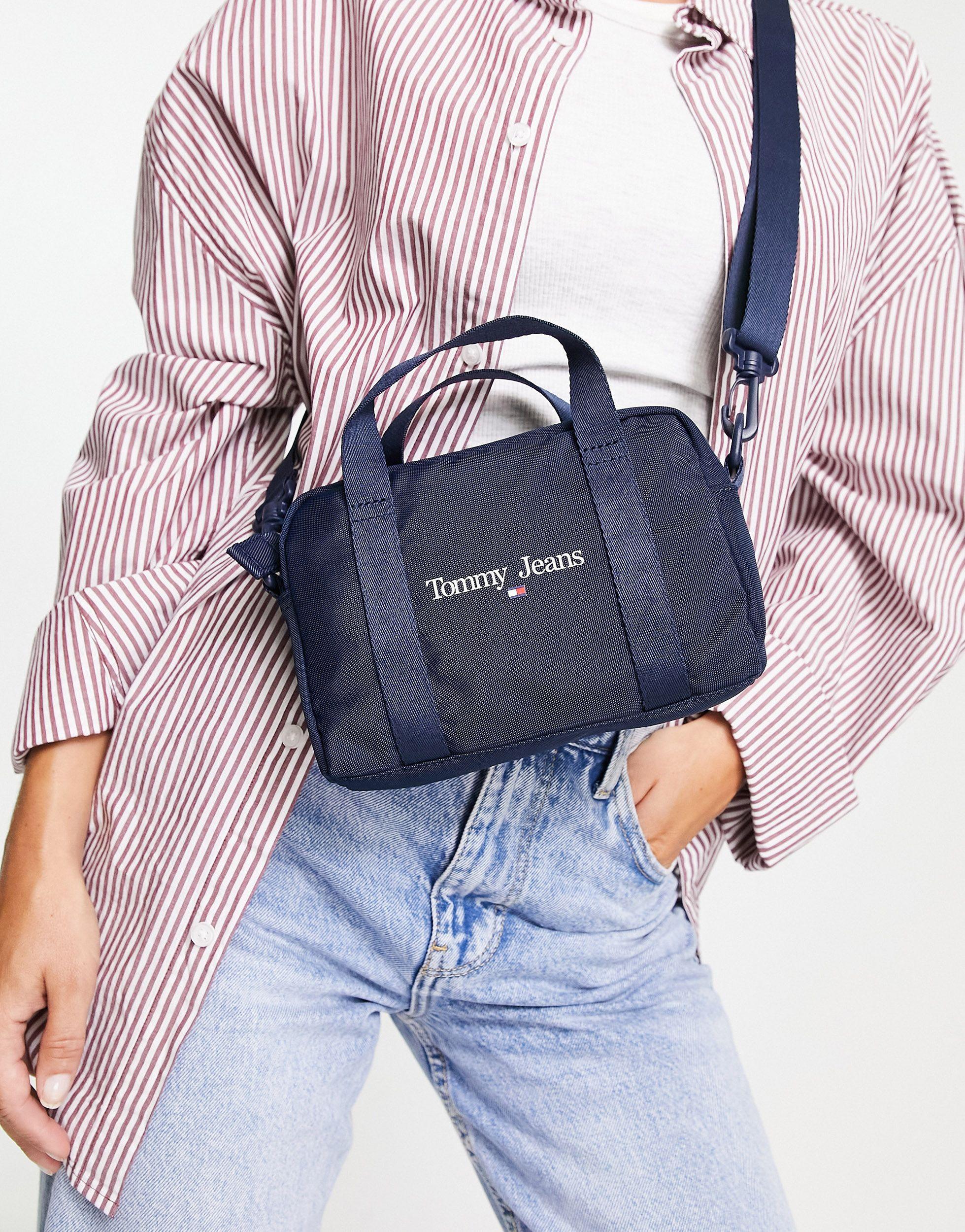 Tommy Hilfiger Essential Crossover Bag in Blue | Lyst