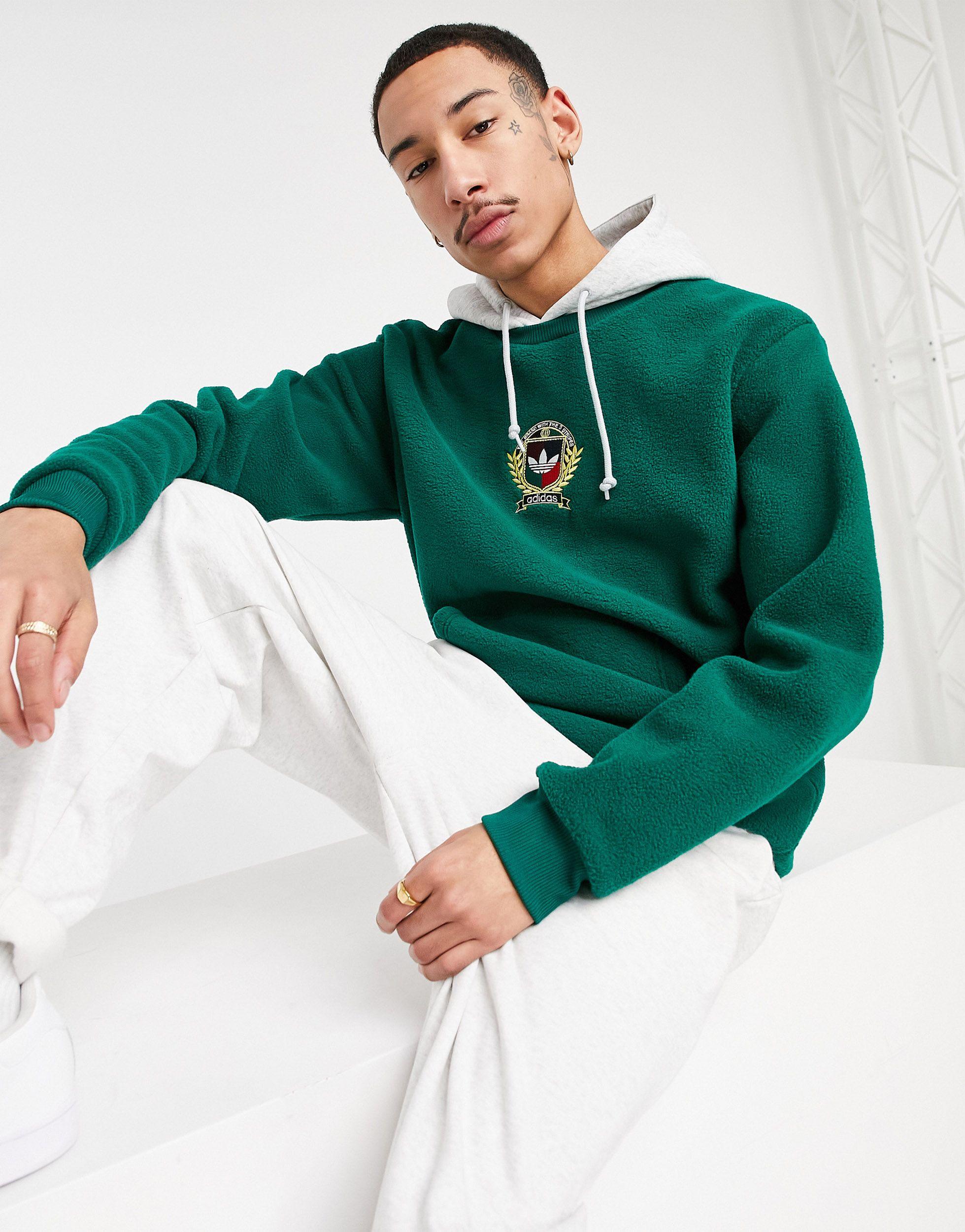 adidas originals collegiate crest hoodie