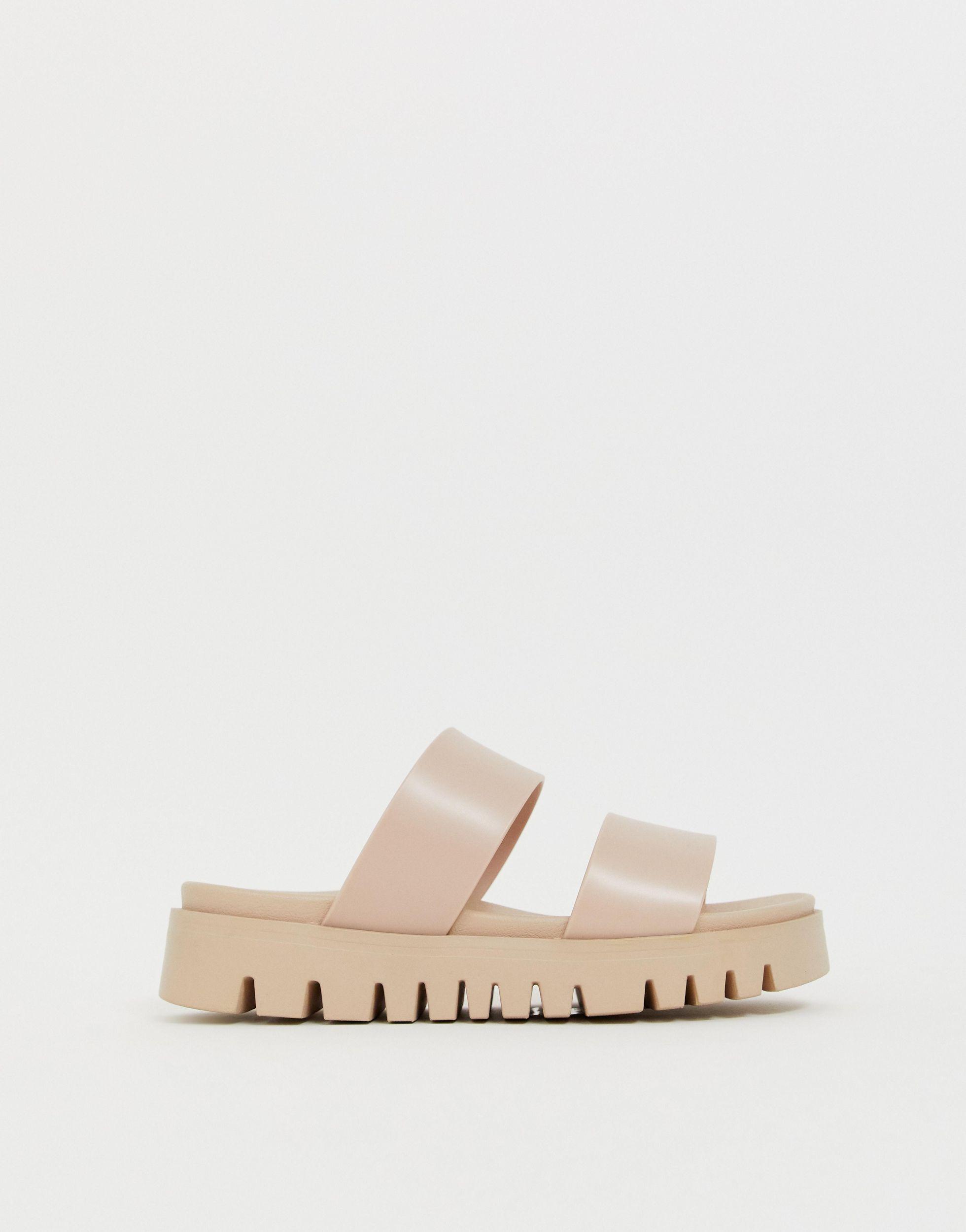 asos jelly flat sandals