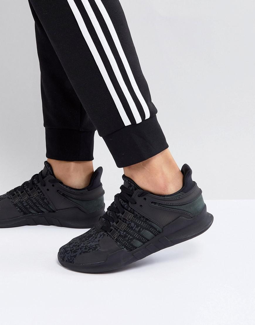 adidas Originals Eqt Support Adv Trainers In Black By9589 for Men - Lyst