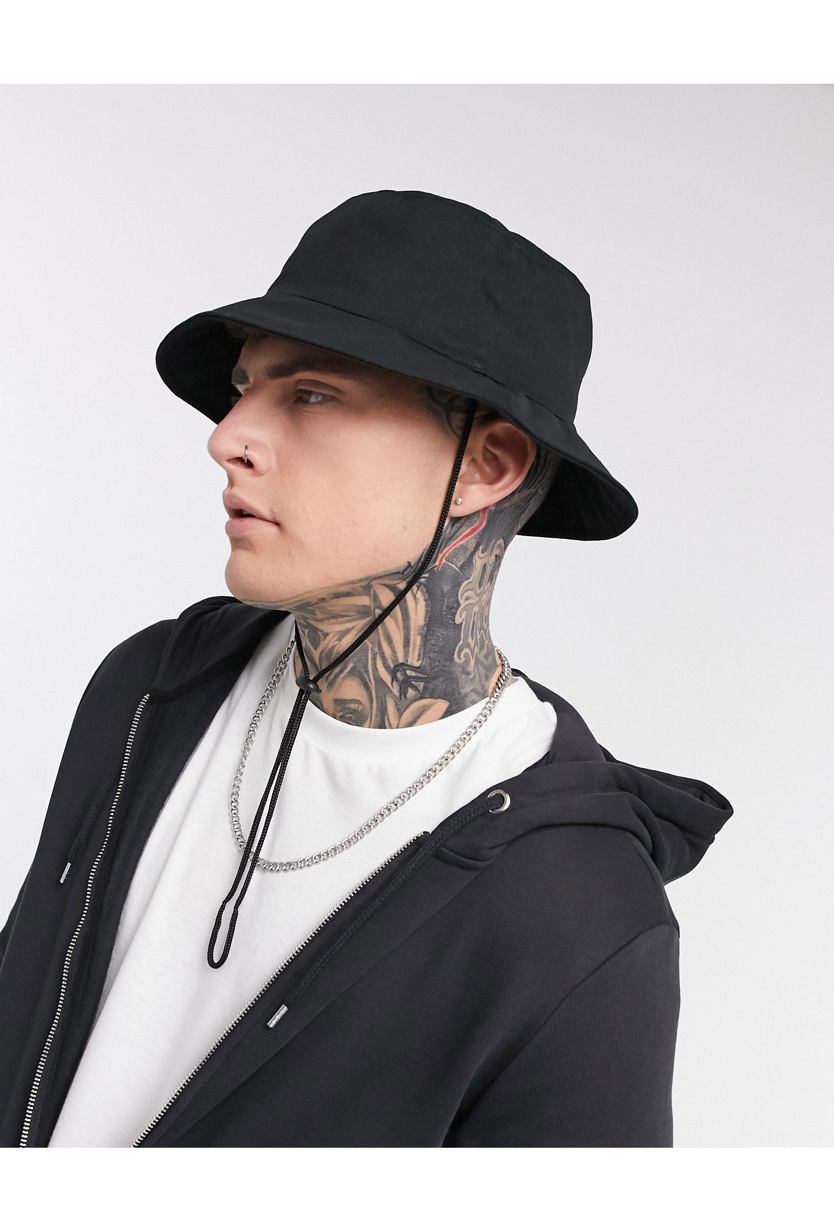 ASOS Synthetic Wide Brim Safari Bucket 