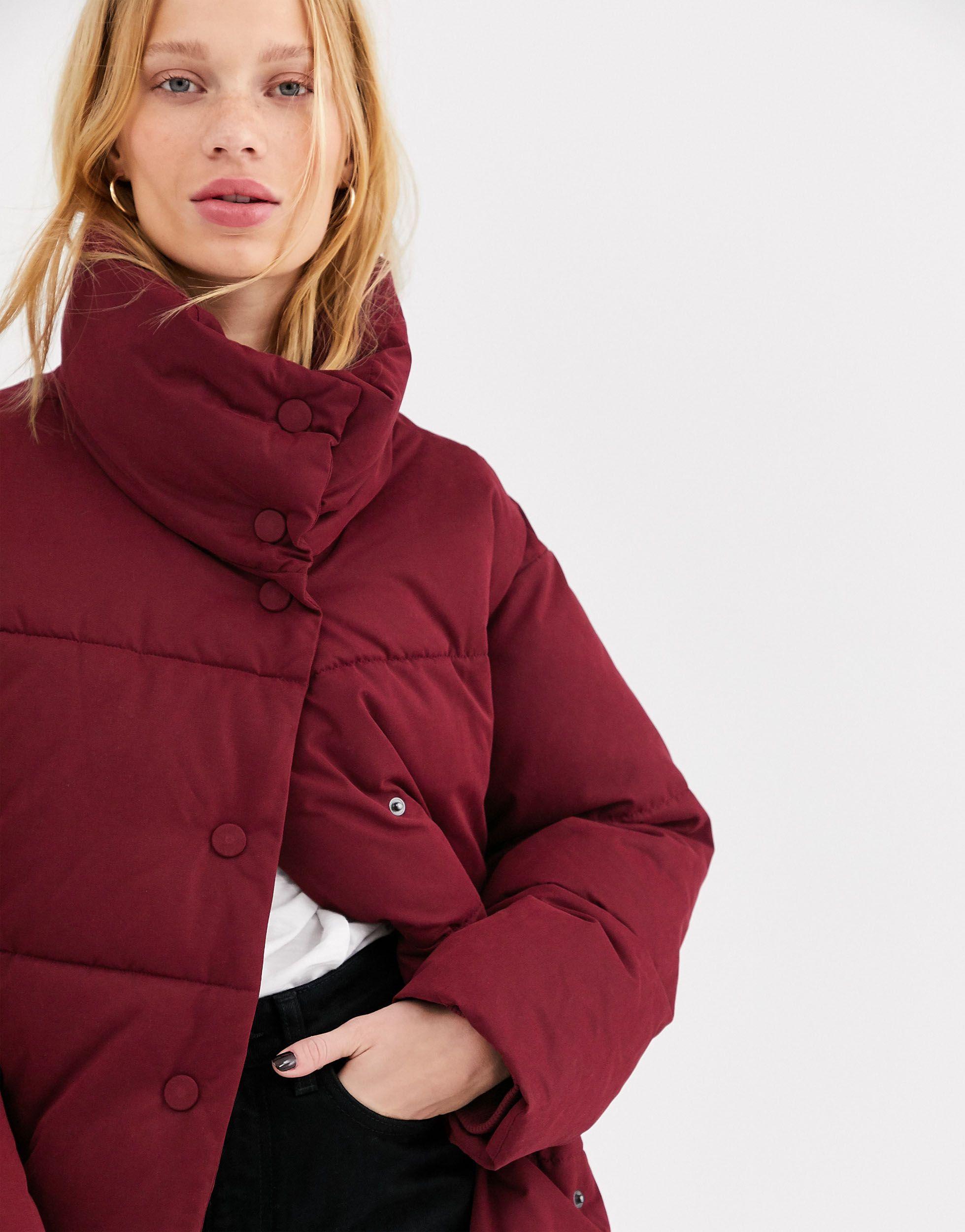 monki longline puffer jacket
