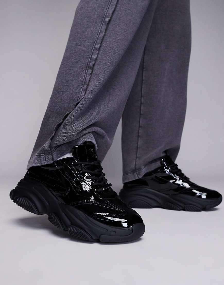Steve Madden Possess, Sneaker Uomo - Modello Chunkay Alla Moda In Nero (Taglia 43 EU) - 2