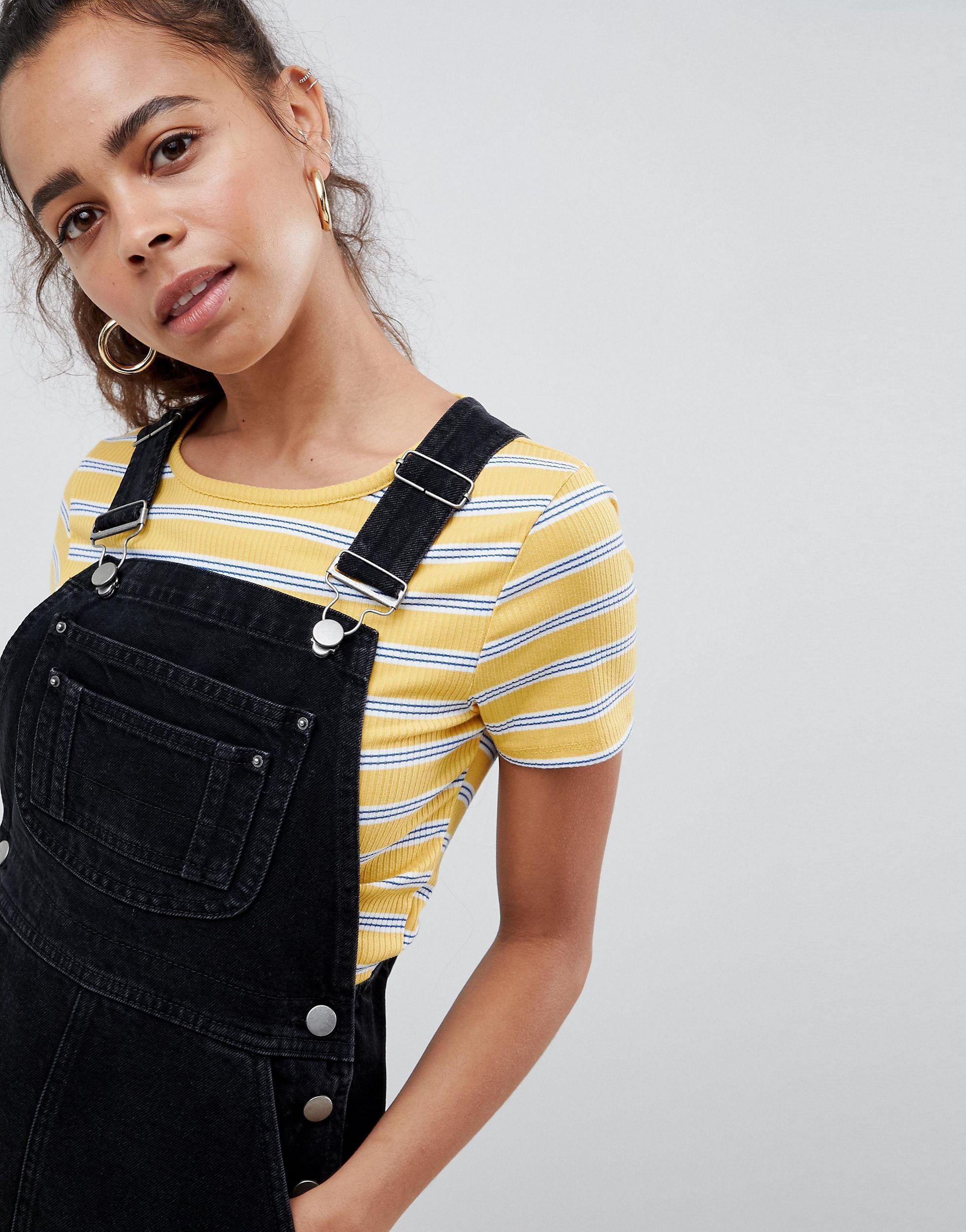ASOS Asos Design Petite Denim Dungaree 