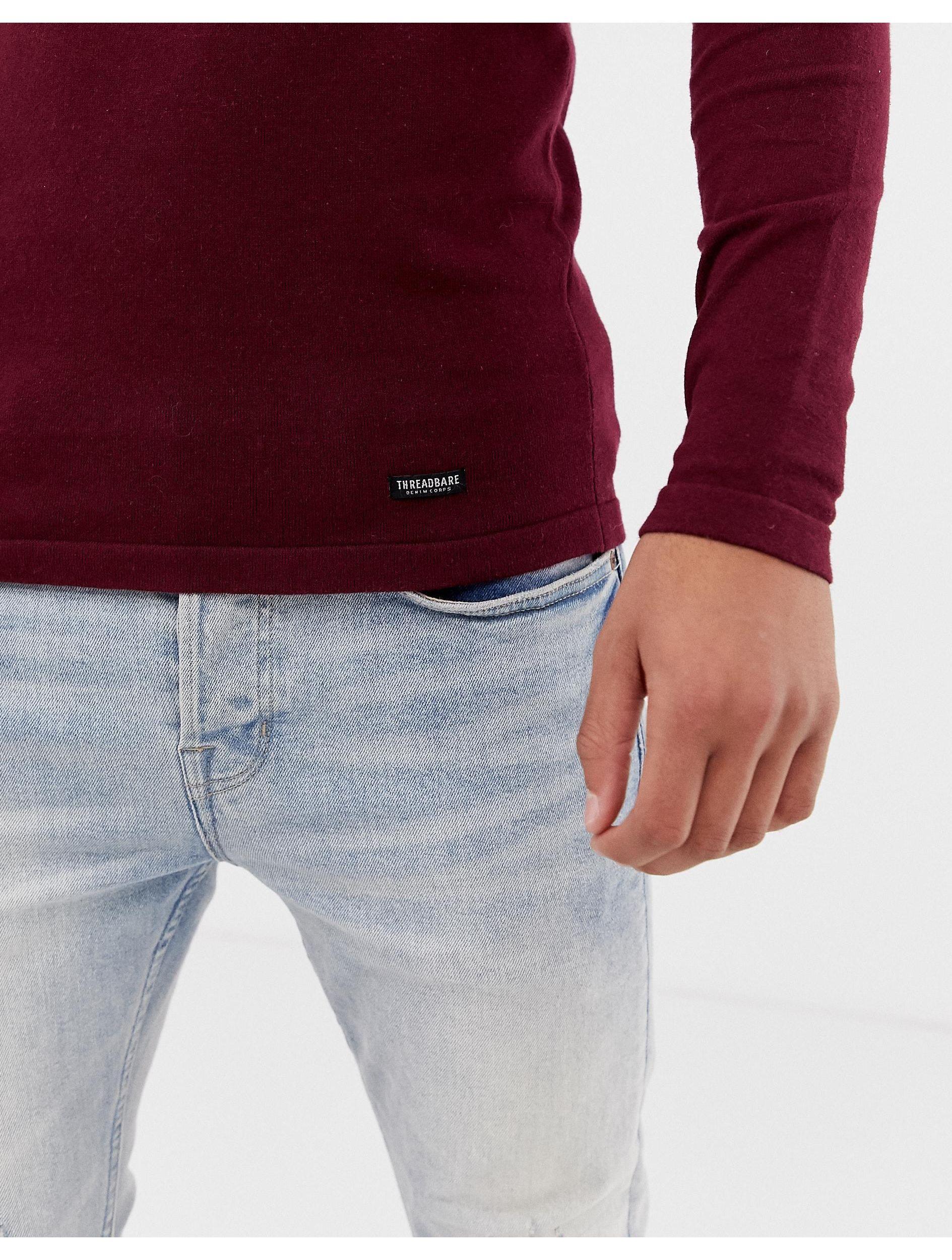 threadbare denim corps jumper