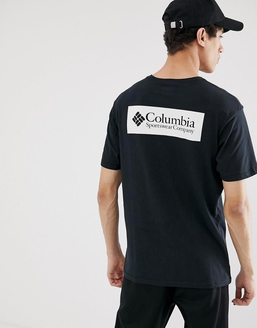 columbia black t shirt