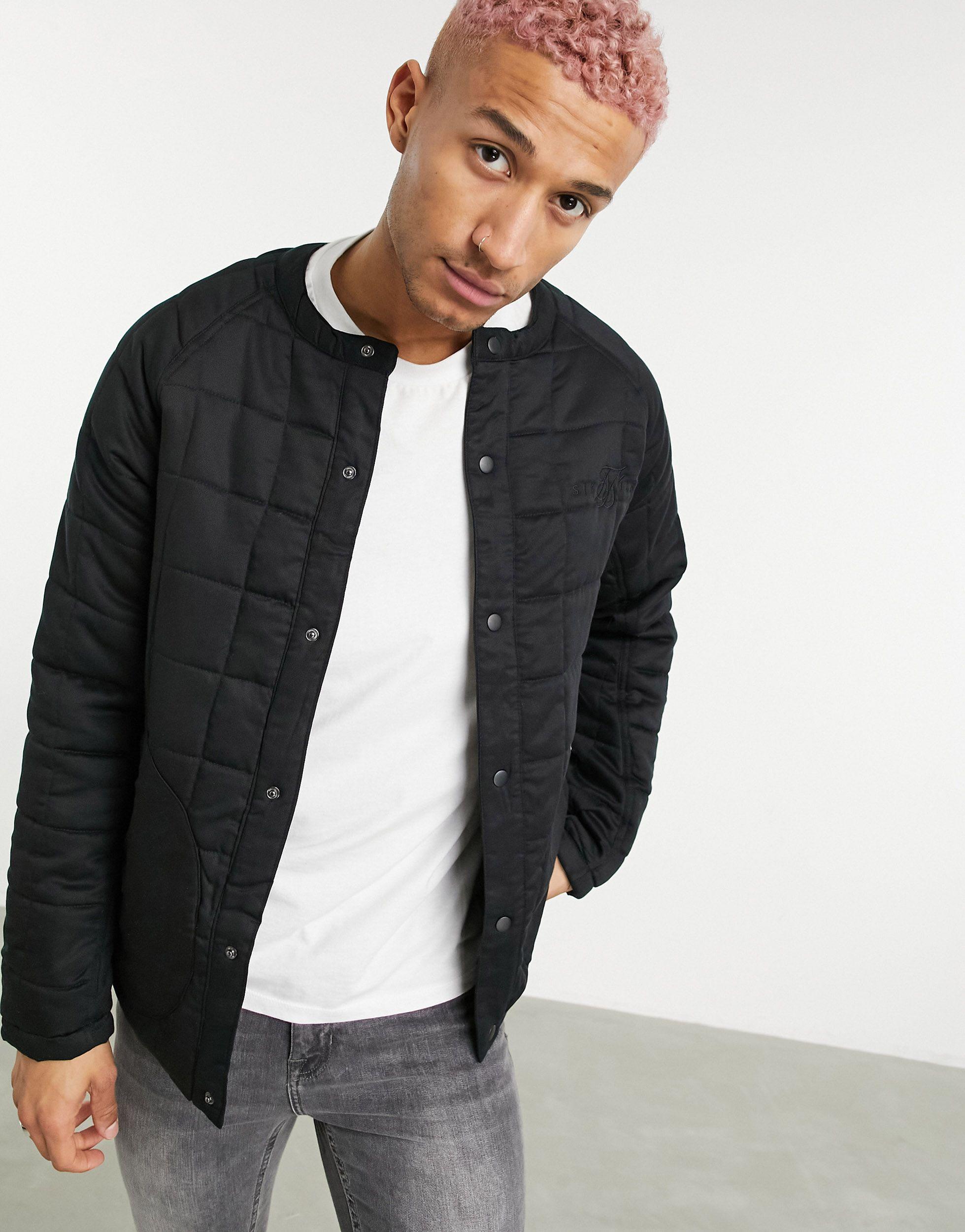 sik silk black jacket