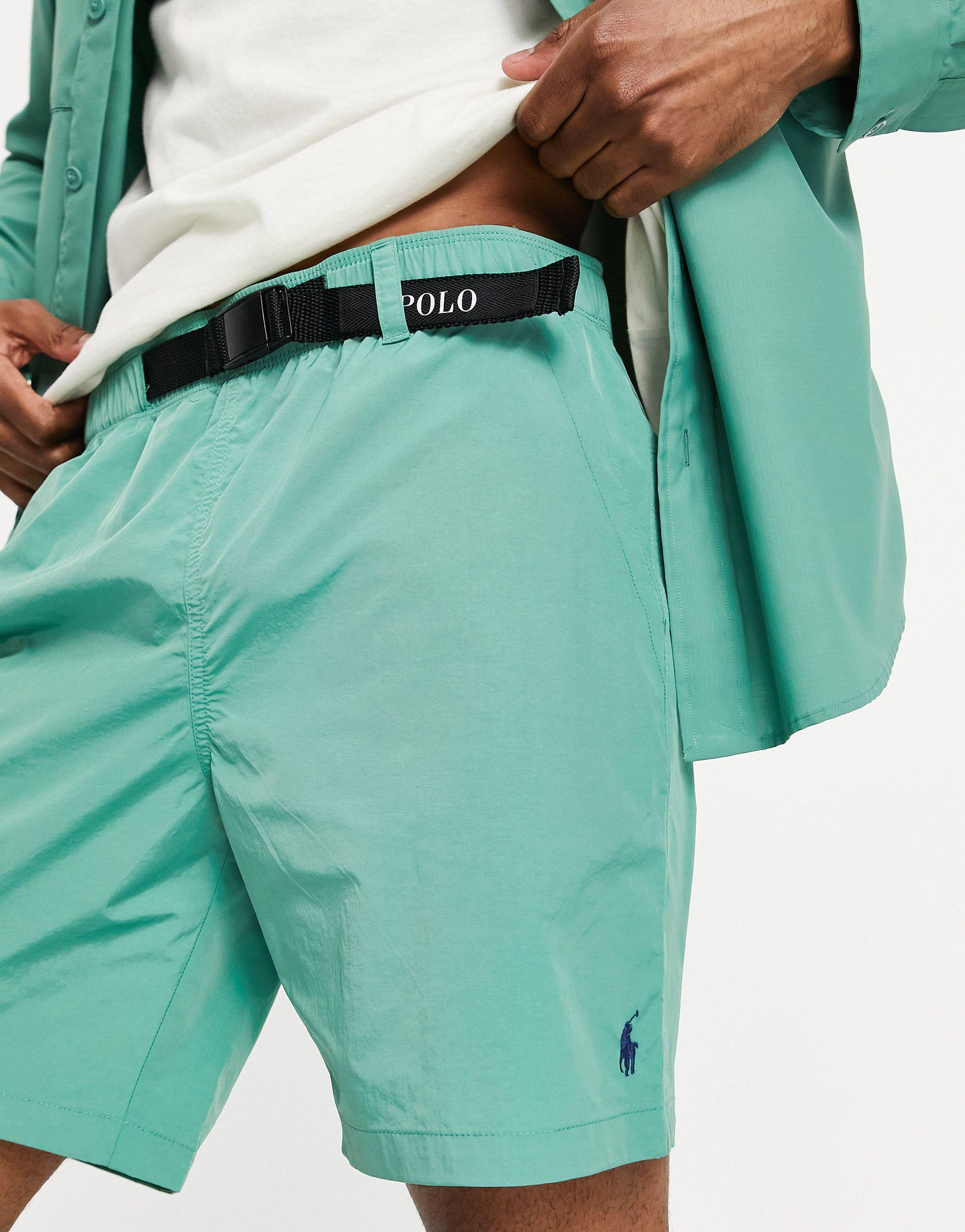 Polo Ralph Lauren X Asos Exclusive Collab Ripstop Shorts in Green for Men -  Lyst