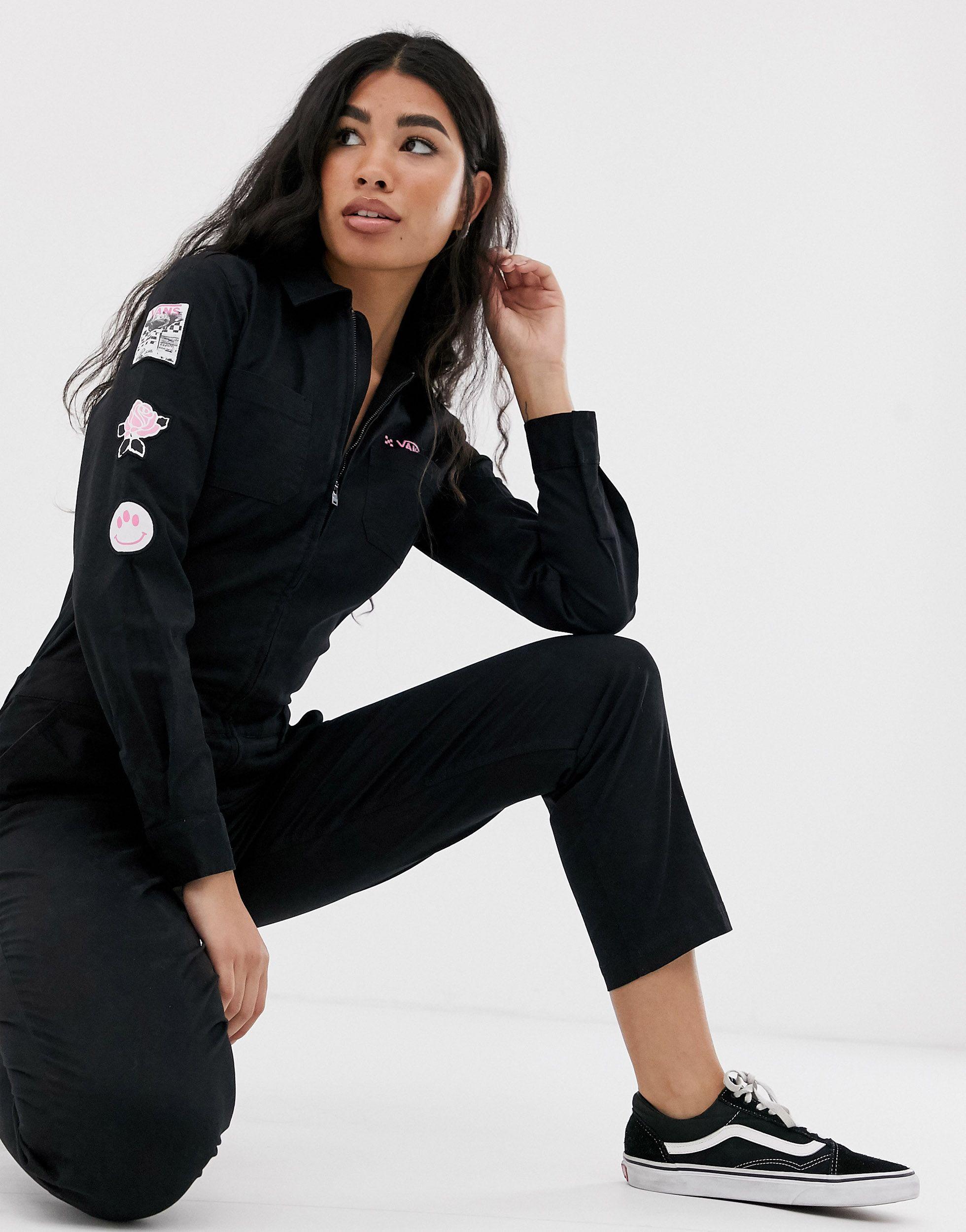 Vans Lady Black Boiler Suit Lyst UK