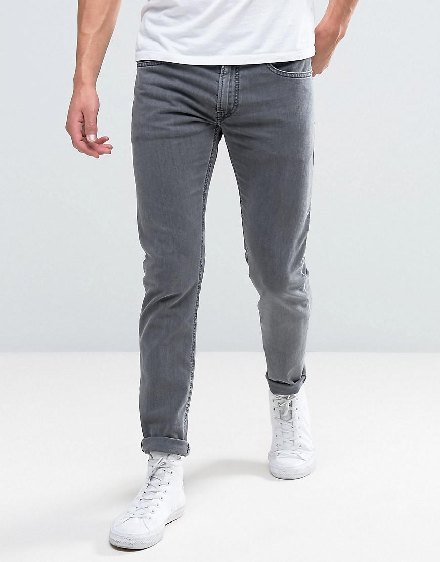 DIESEL Thommer Slim Stretch Jeans 681d Grey Wash in Grey for Men | Lyst UK