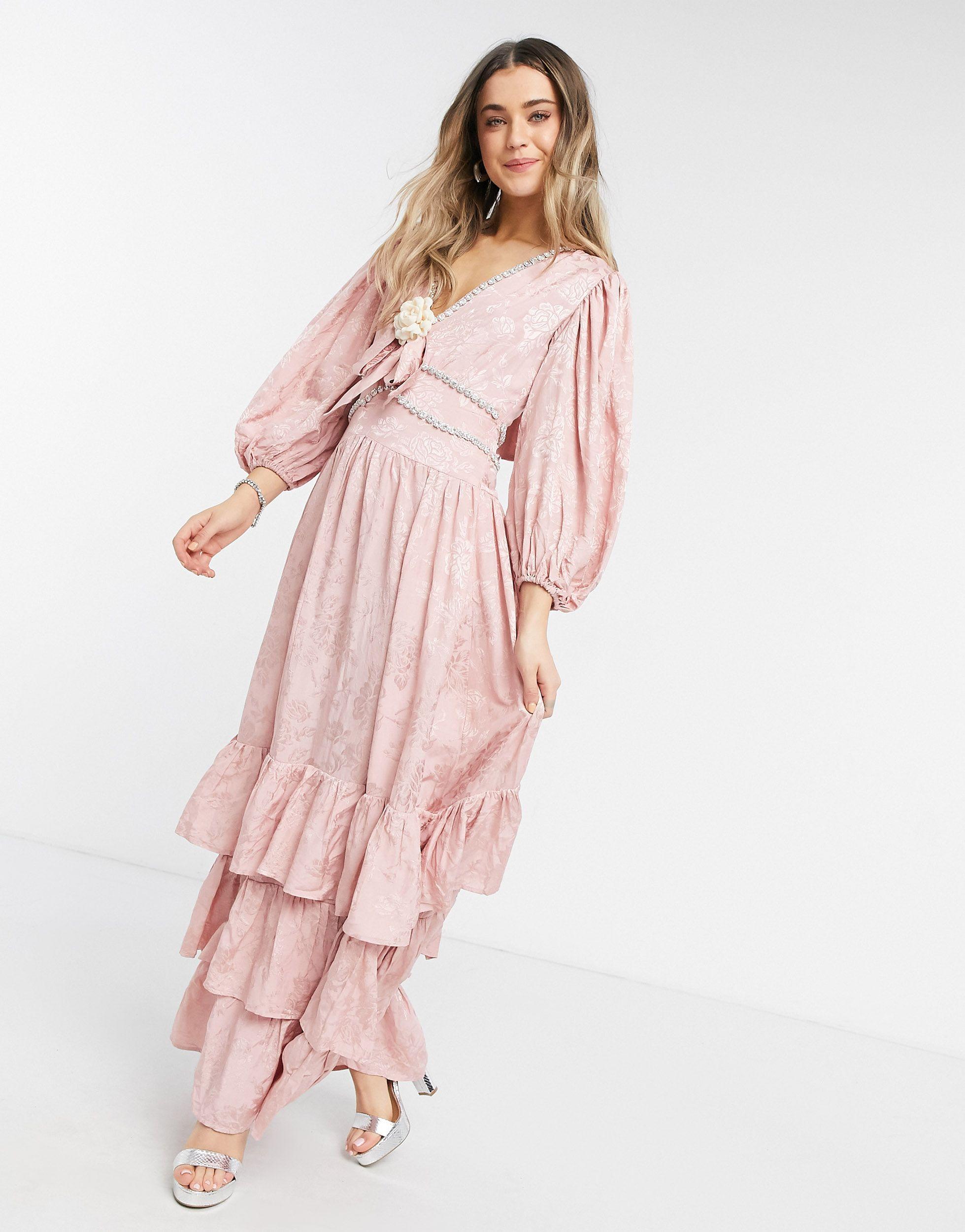 Sister Jane Dream Maxi Dress With Ruffle Skirt And Ornate 