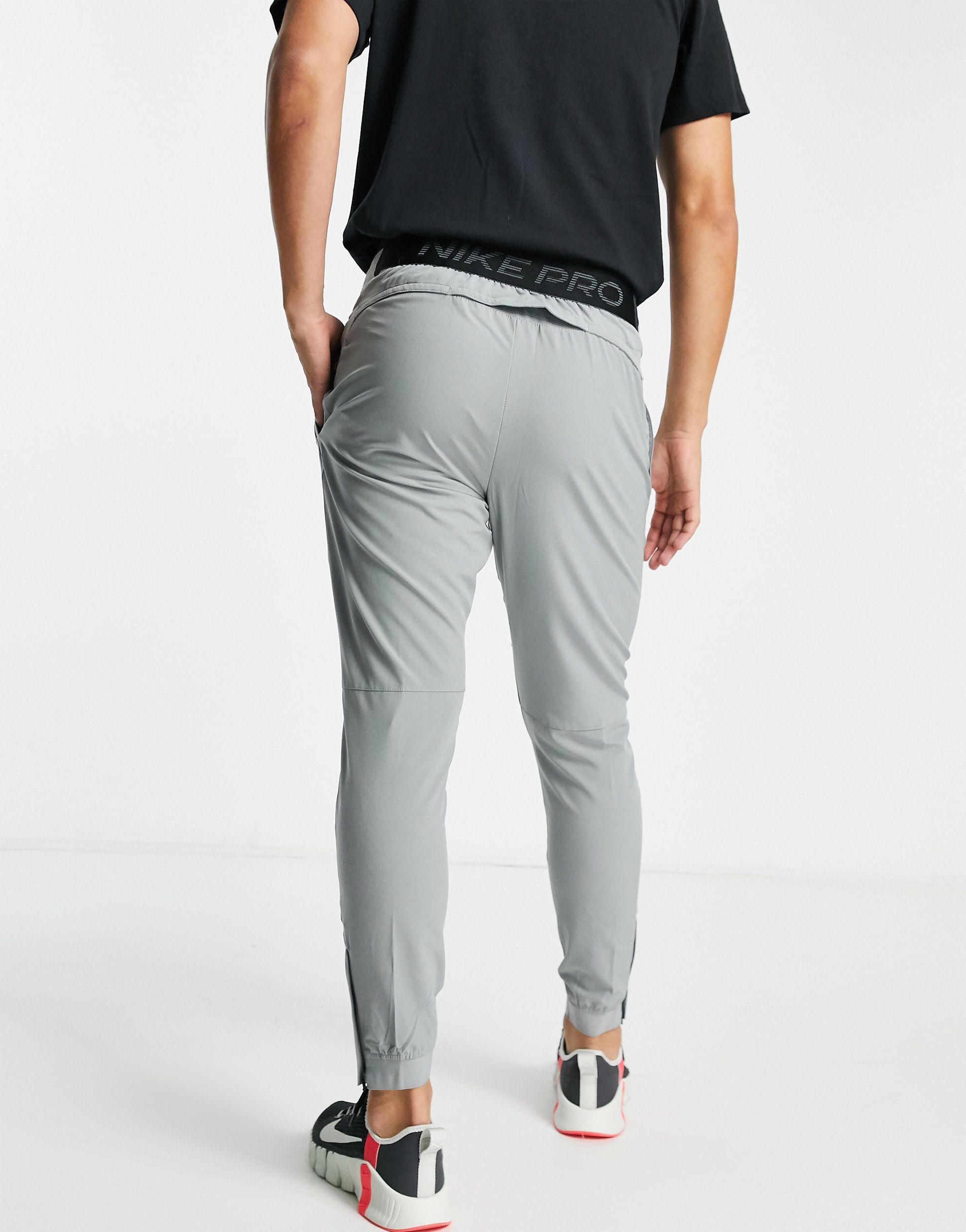 Nike Nike - Pro Training Collection - Flex Rep - Joggingbroek in het Grijs  voor heren - Lyst