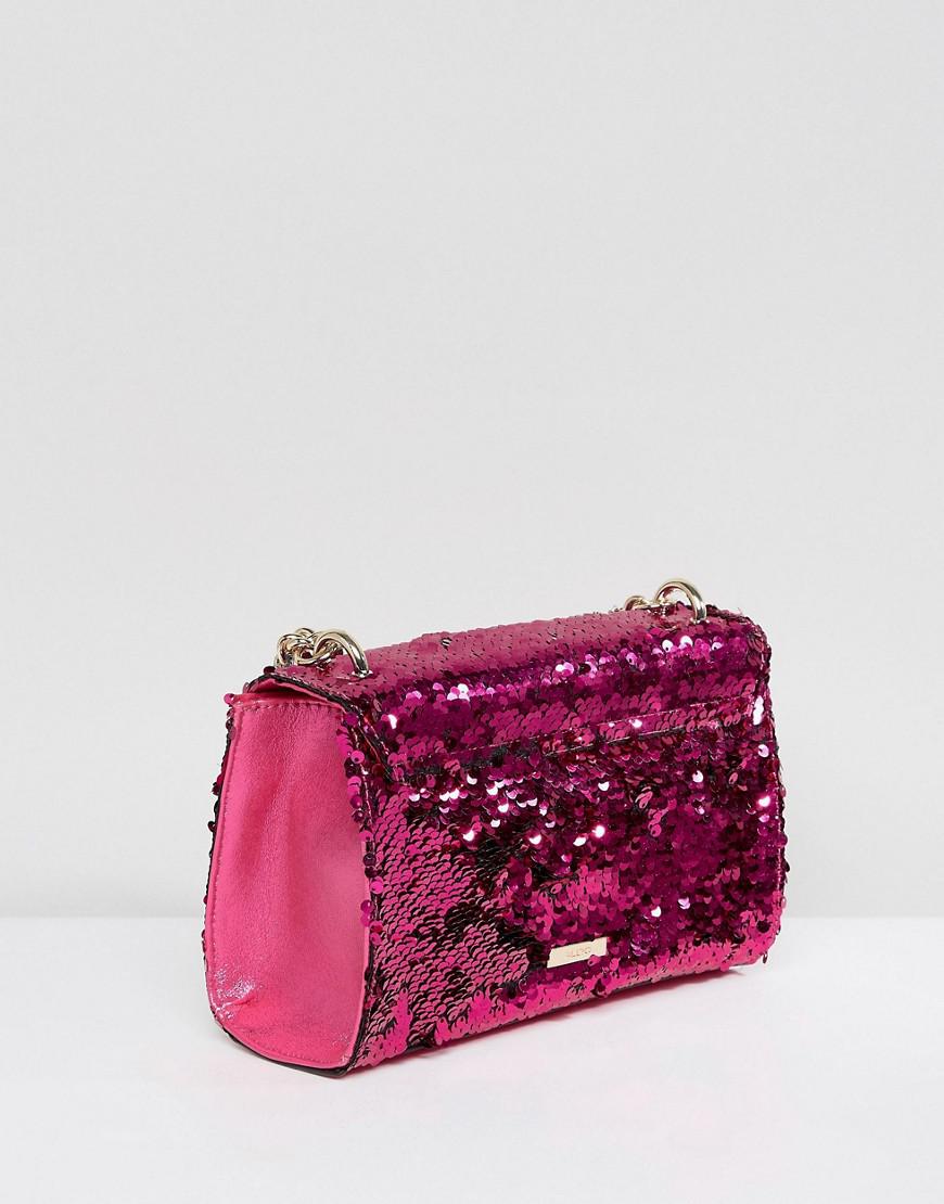 Signature sufflette glitter handbag Coach Pink in Glitter - 38305751