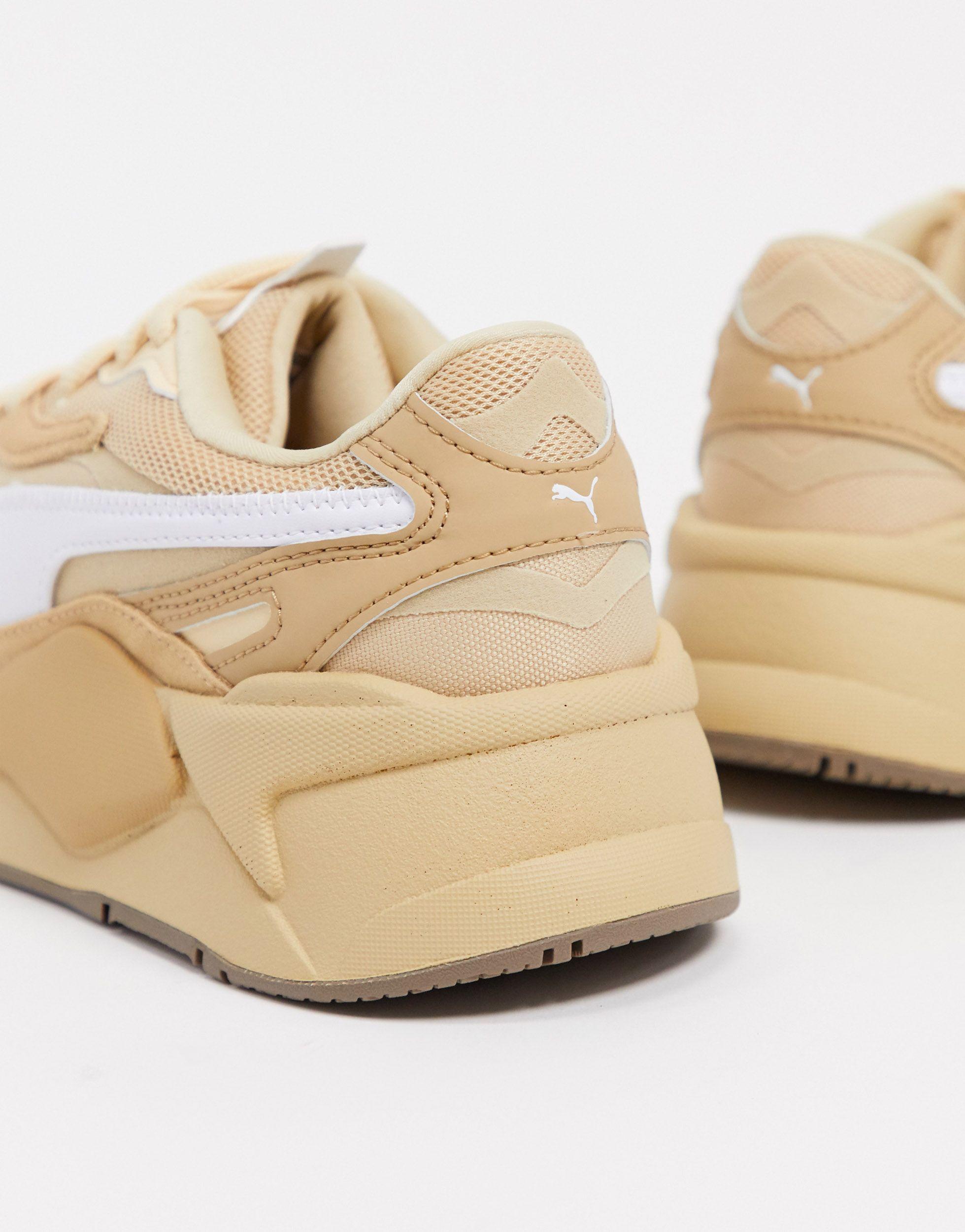 PUMA Rs-x3 Bonfire Trainers in Natural | Lyst
