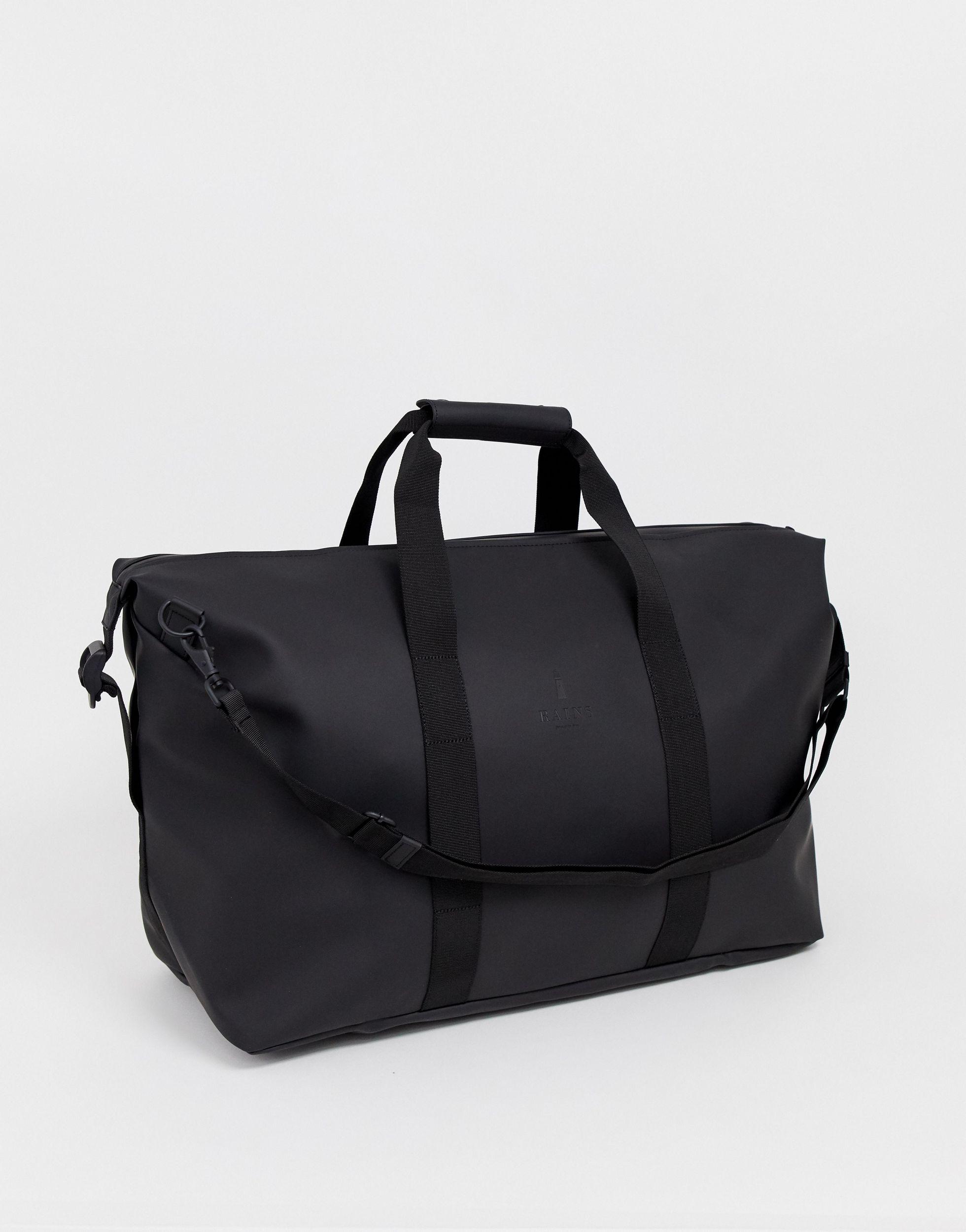 Save 15% Rains Weekend Holdall Bag in Black for Men Mens Bags Duffel bags and weekend bags 