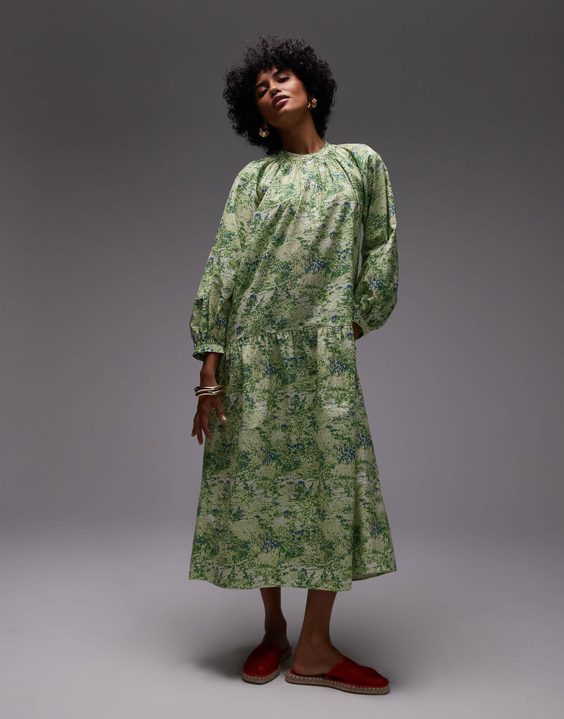 arket green dress 12 Arket Summer Dresses You Need to See This Season