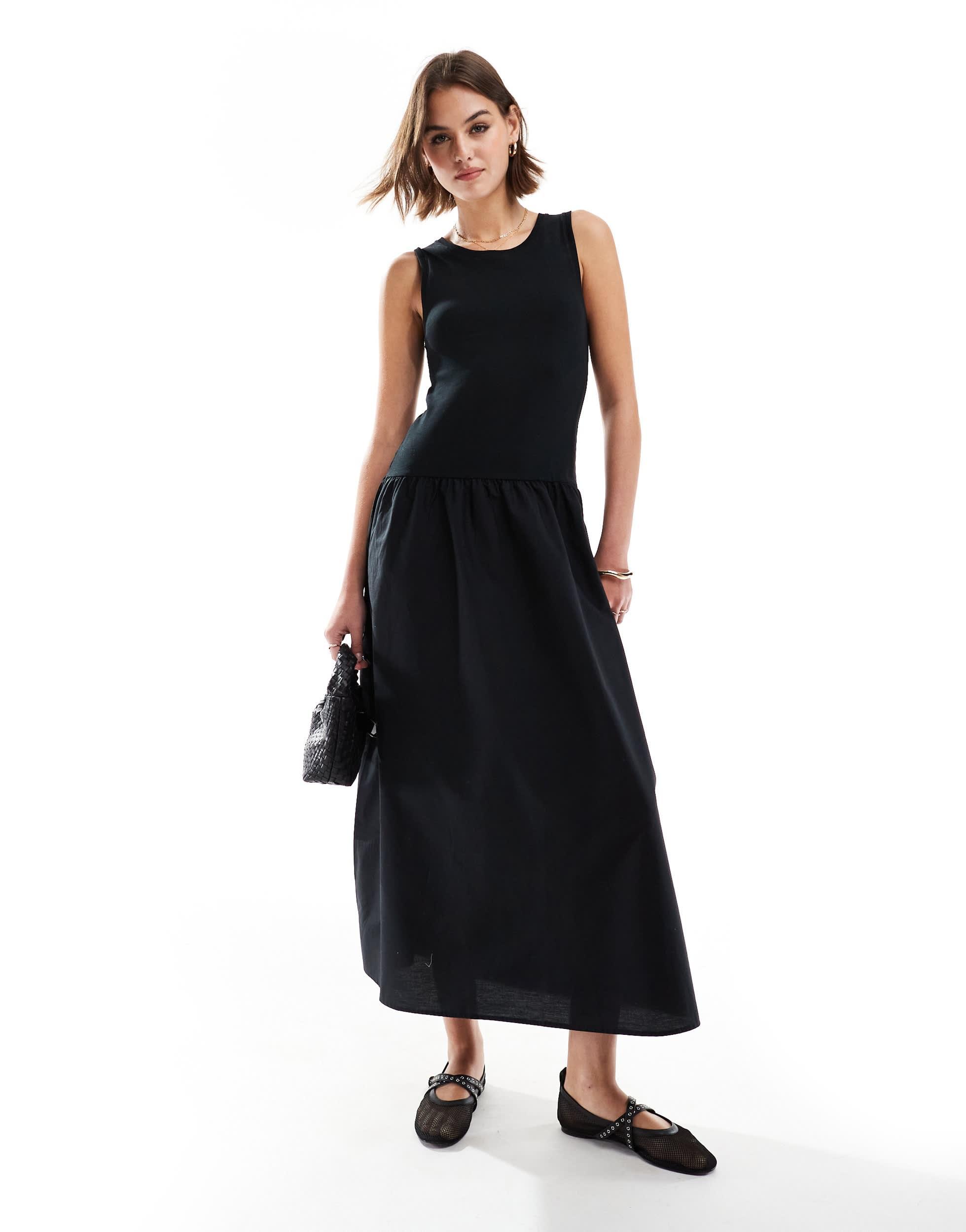 Robes mi longues mango sale
