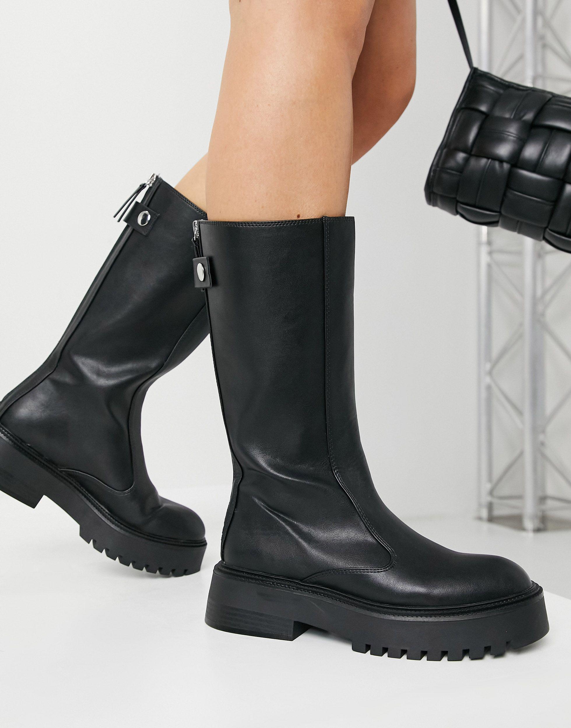 bershka long boots