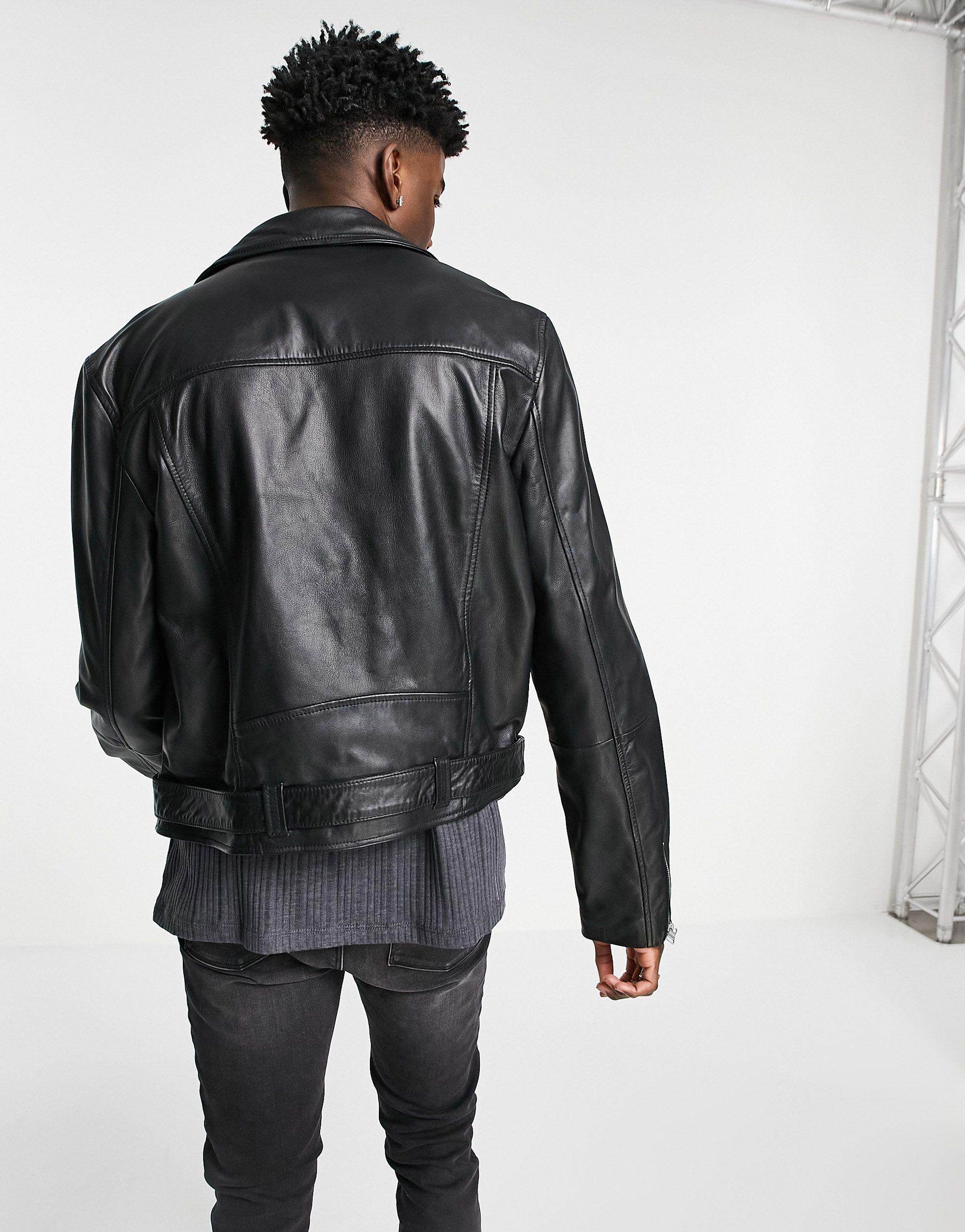 cropped motorcycle jacket