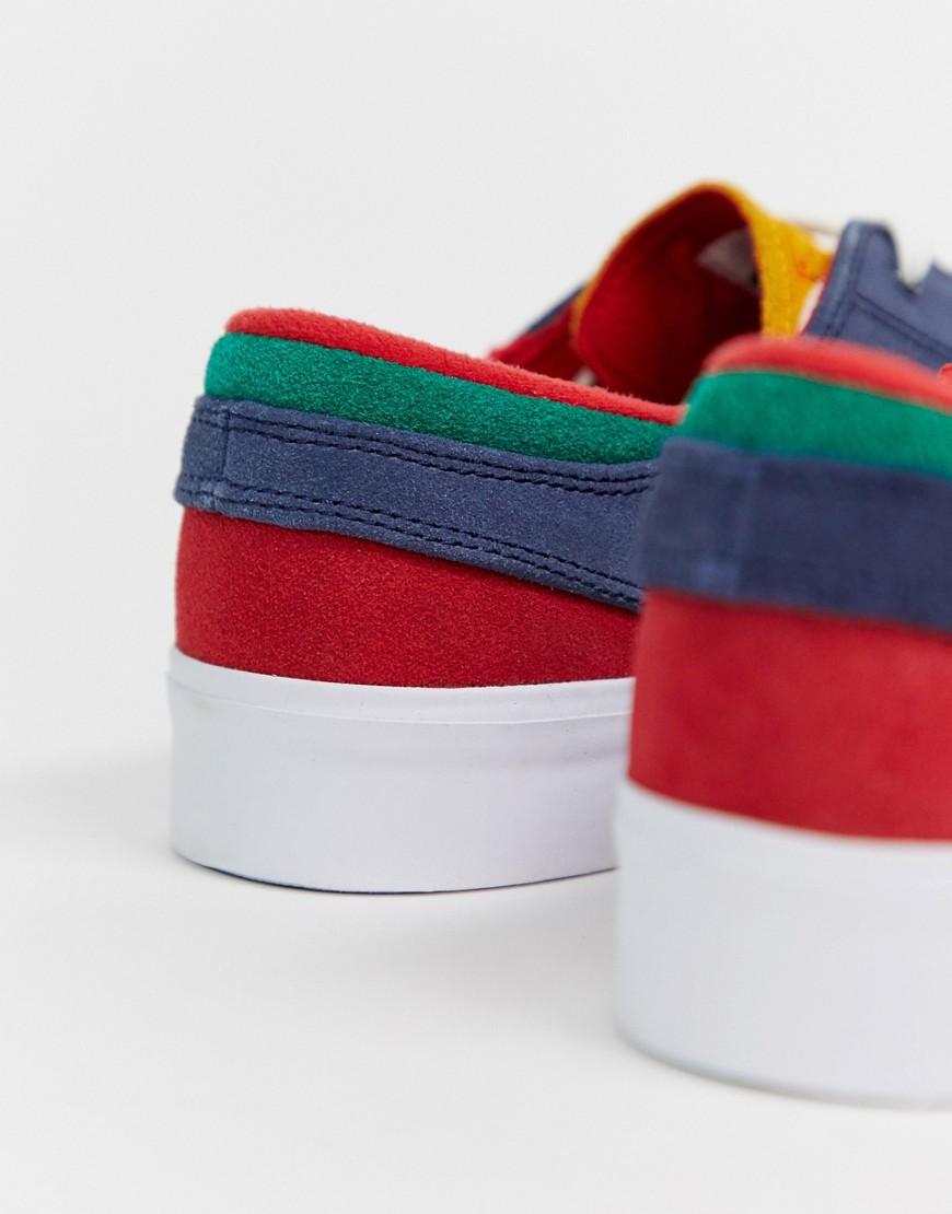 nike sb patchwork zoom janoski trainers