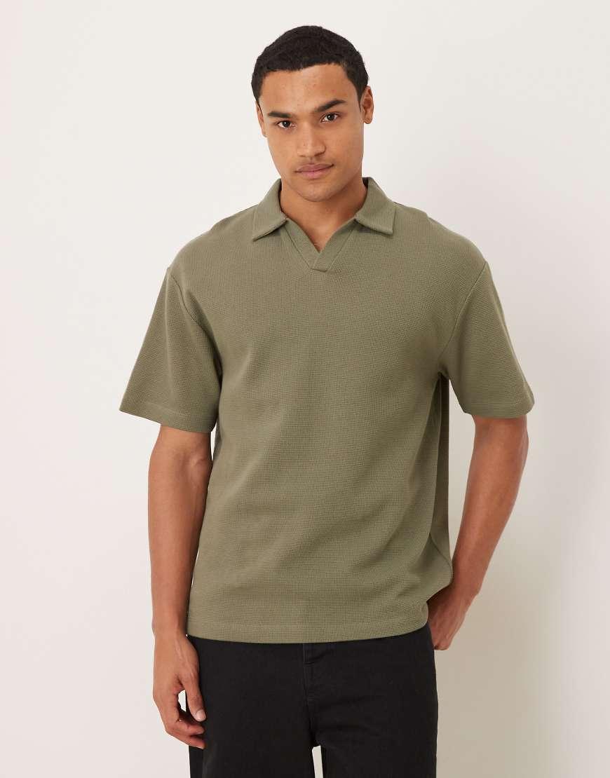 Polo Vestibilità Comoda da Uomo di ASOS in Verde Lyst