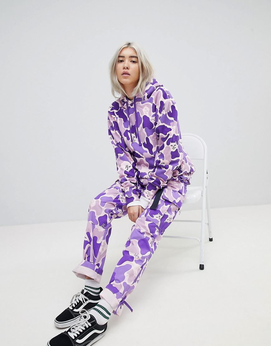purple camo tracksuit