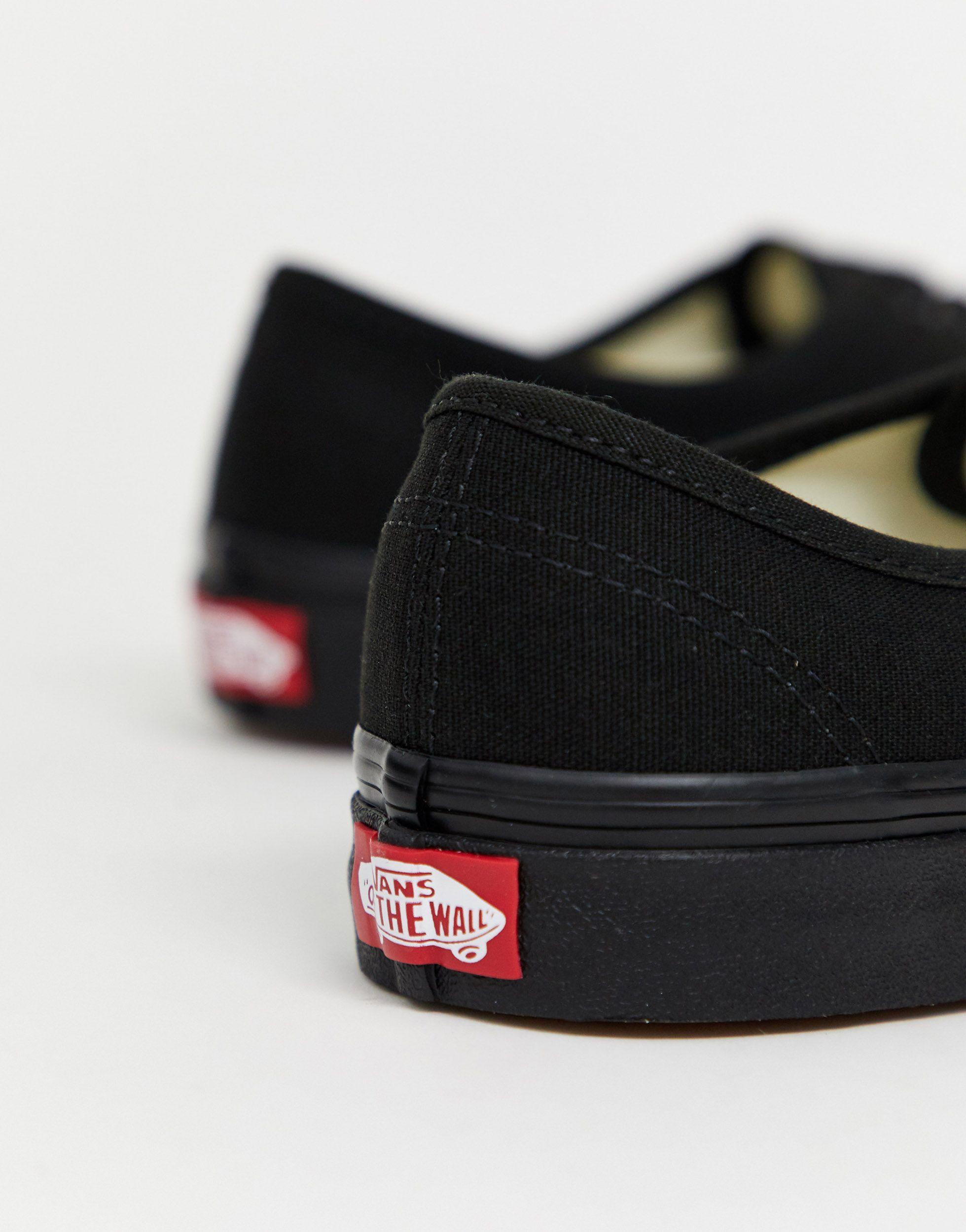 vans triple black authentic