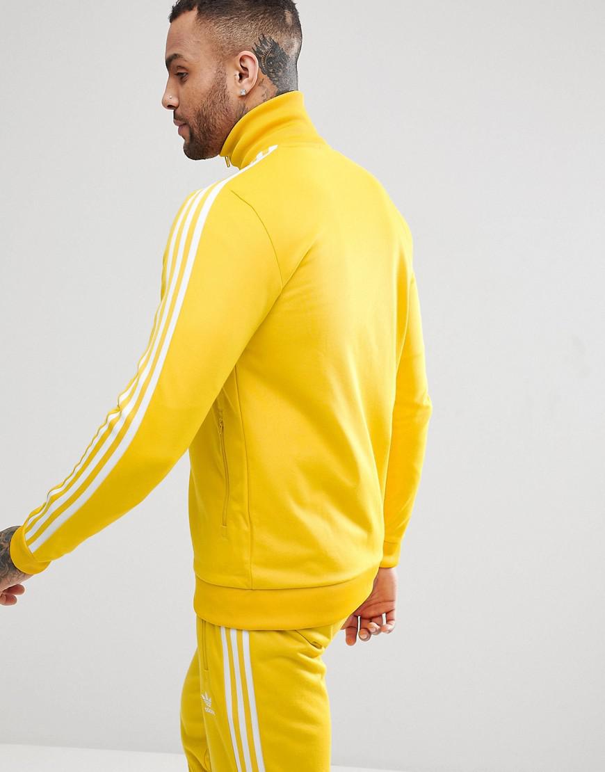 adidas Originals Adicolor Beckenbauer Track Jacket In Yellow Cw1254 for Men  | Lyst