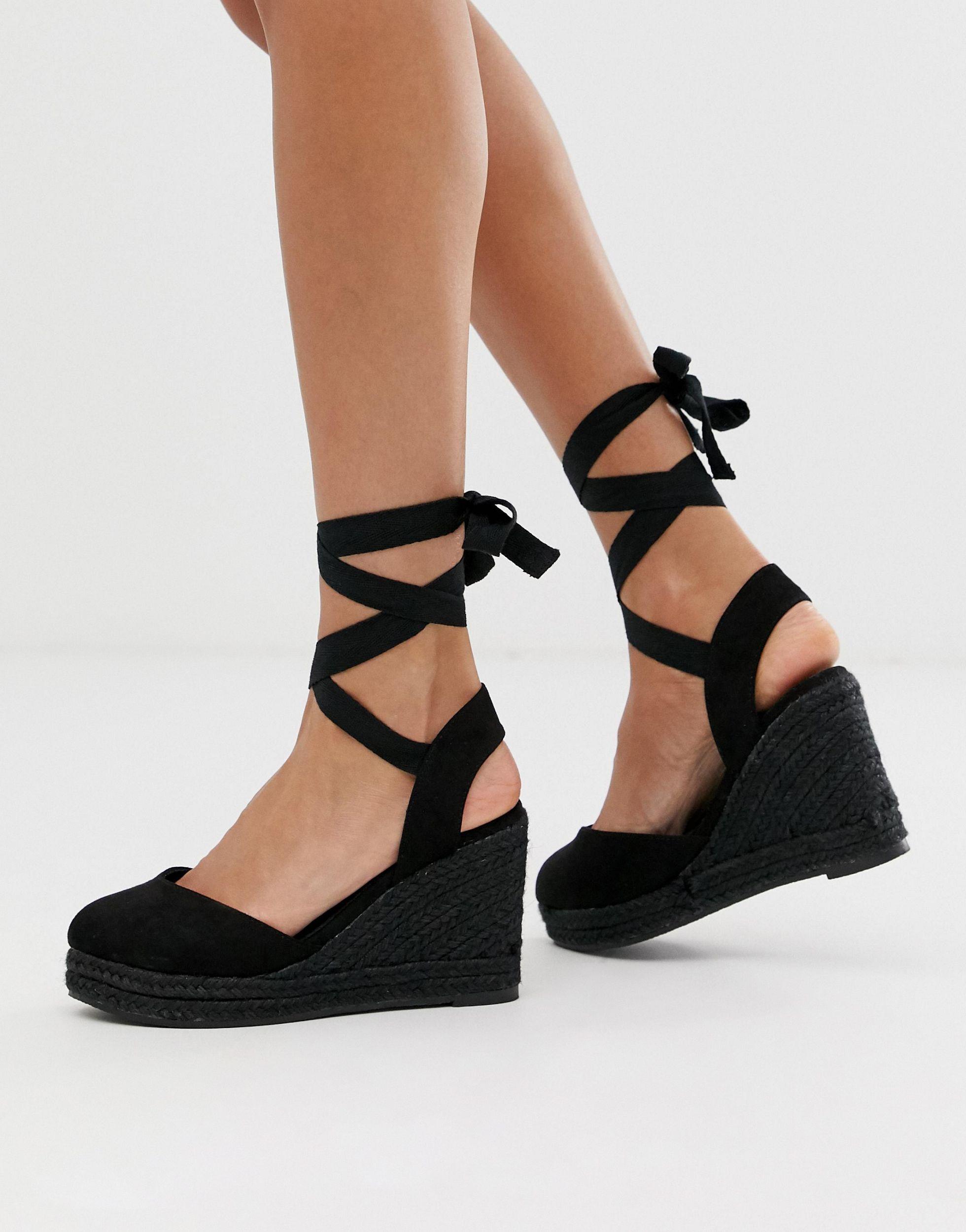 Pimkie – e Espadrilles mit Keilabsatz in Schwarz | Lyst DE