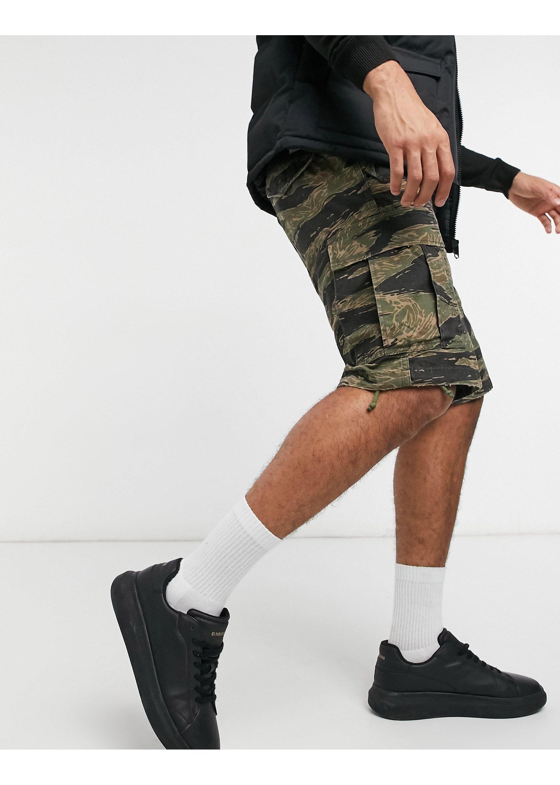 Polo Ralph Lauren Cotton Camouflage Classic Tapered Fit Cargo Shorts in  Green for Men | Lyst