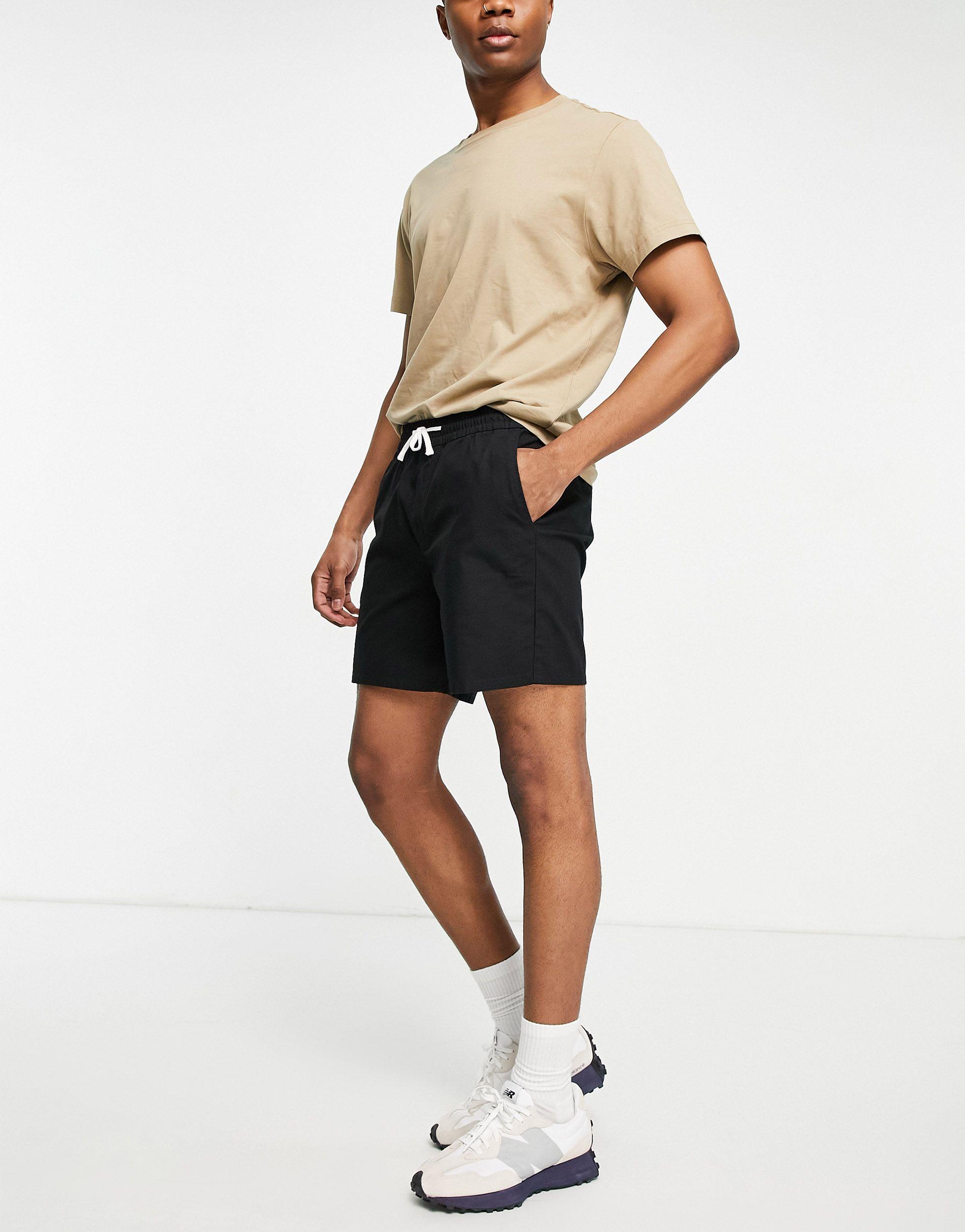 Weekday Olsen Shorts in Black for Men 