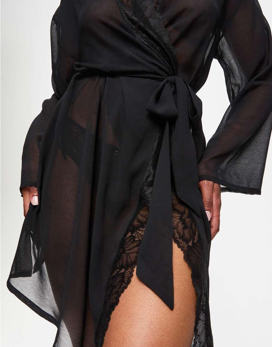 black beaded lace dress Black Beaded Tulle Lace Applique Prom Dress with Spaghetti Strap 22187