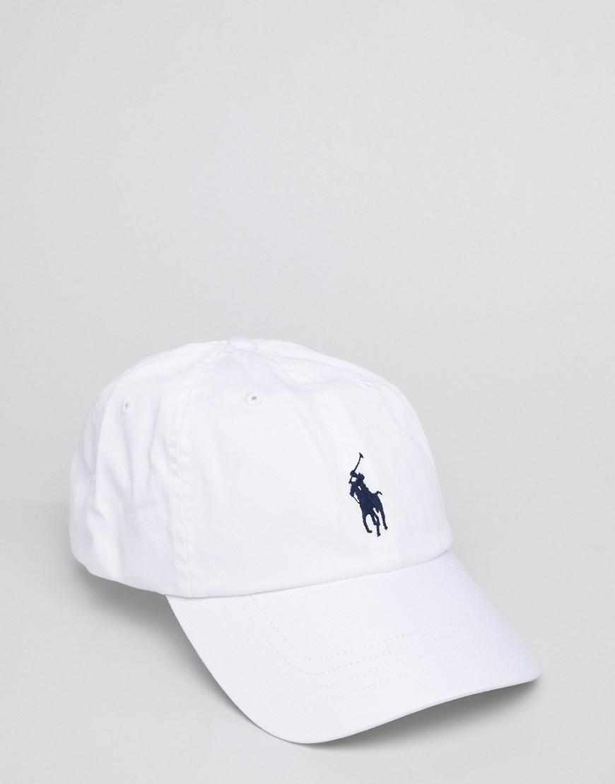 Cappellino biancoPolo Ralph Lauren in Cotone di colore Bianco | Lyst
