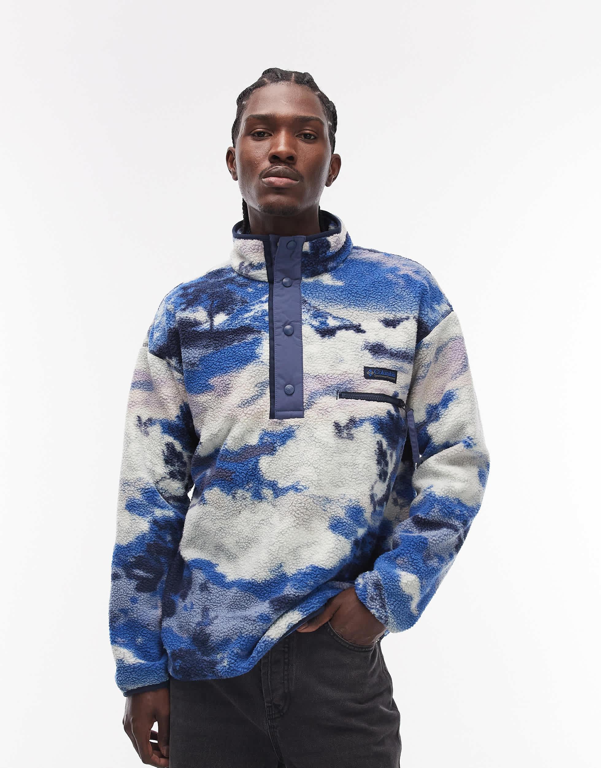Columbia Veste à Capuche Homme - Powder Lite II - Collegiate Navy