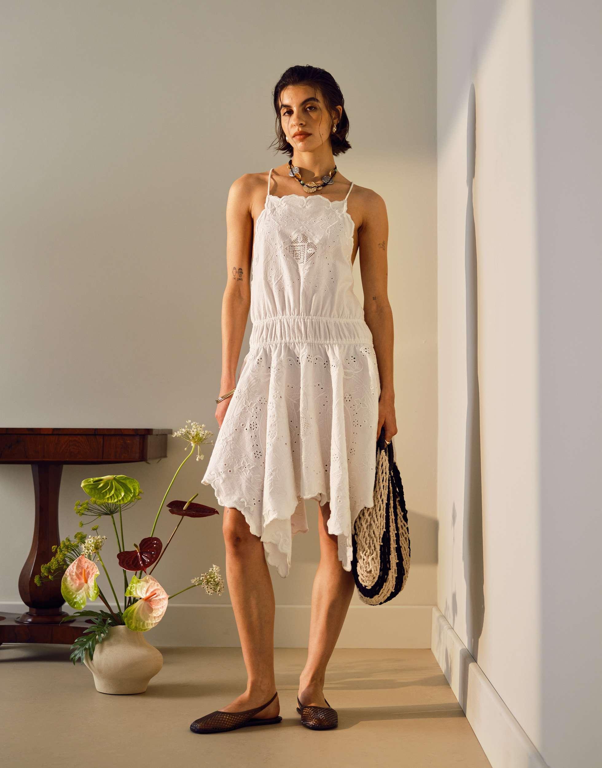 chinese dress ladies Topshop Crochet Lace Tunic Dress Ivory  Seasons Fashion