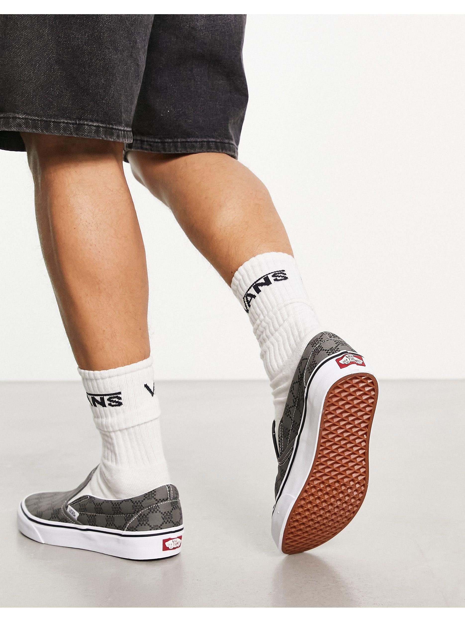 Vans Slip-on Sneakers in White for Men | Lyst