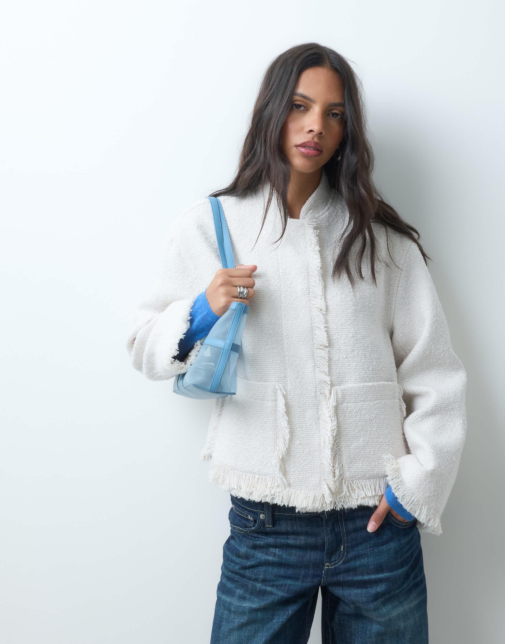 Designer White Tweed Jackets for Women - Up to 63% off | Lyst