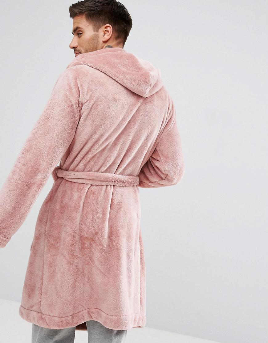 mens fluffy dressing gown asos