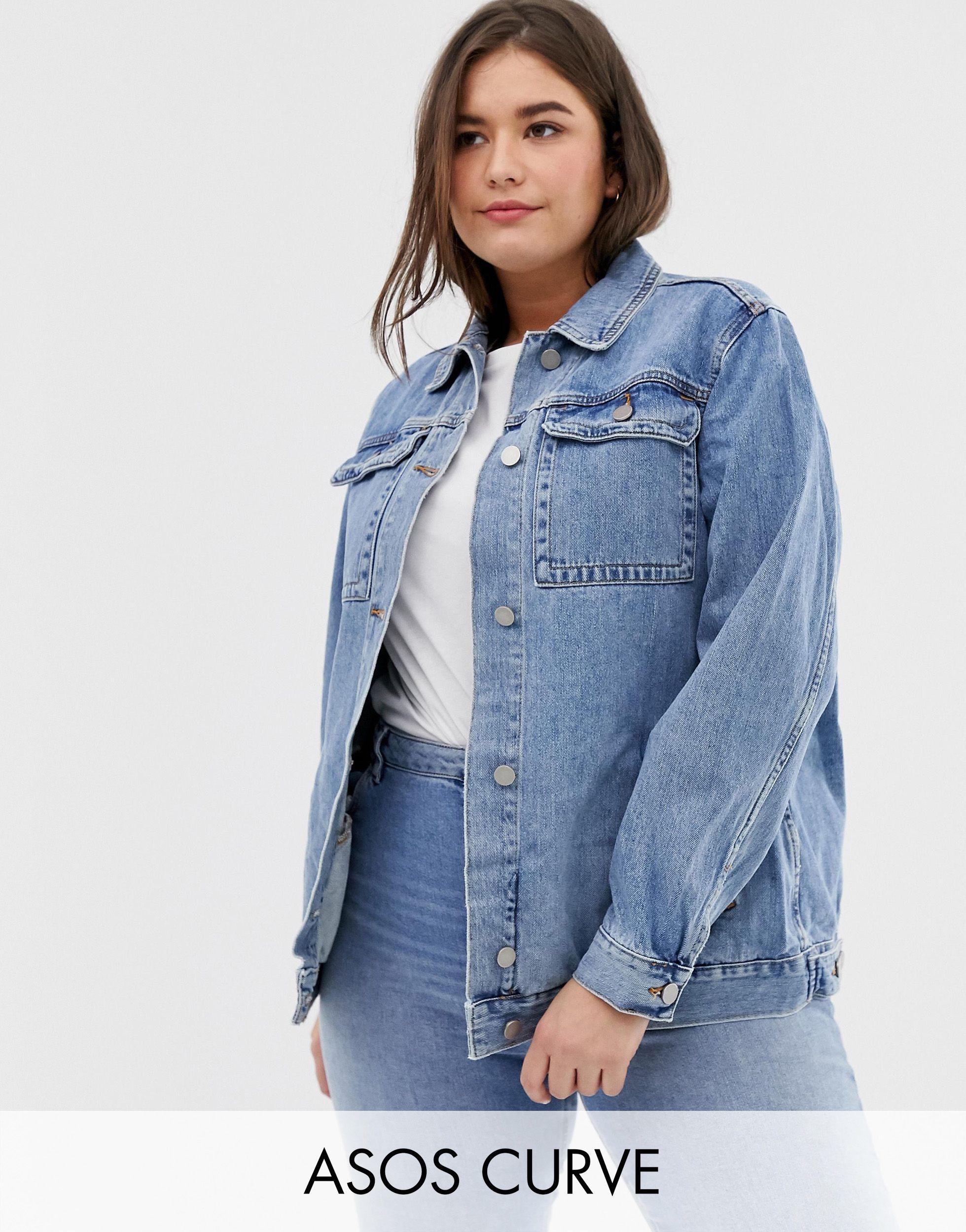 asos girlfriend denim jacket